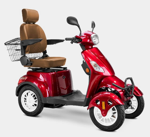 Bespoke PRESTIGE 600W 48V 4 Wheel Electric Mobility Scooter Moped, Fully Assembled