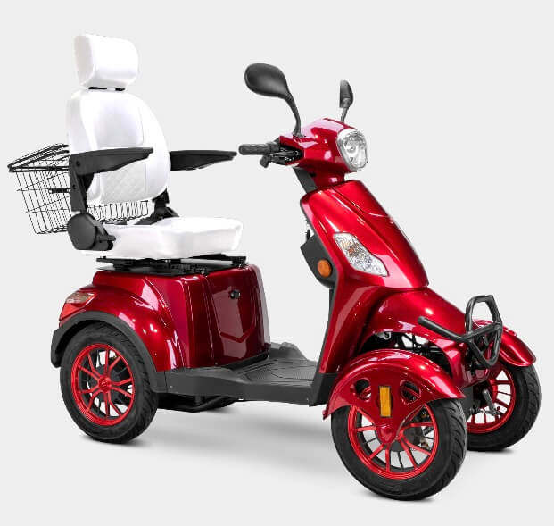 Bespoke PRESTIGE 600W 48V 4 Wheel Electric Mobility Scooter Moped, Fully Assembled