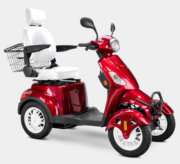 Bespoke PRESTIGE 600W 48V 4 Wheel Electric Mobility Scooter Moped, Fully Assembled