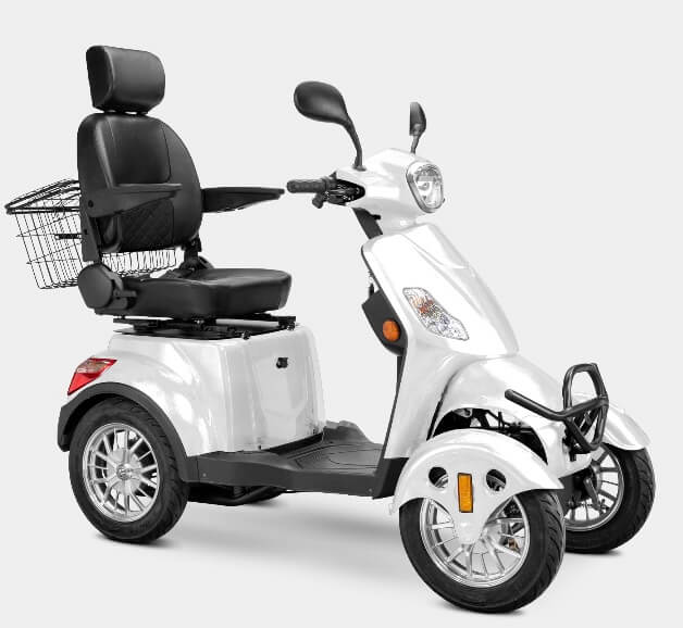 Bespoke PRESTIGE 600W 48V 4 Wheel Electric Mobility Scooter Moped, Fully Assembled