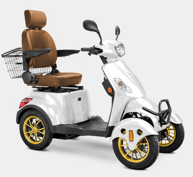 Bespoke PRESTIGE 600W 48V 4 Wheel Electric Mobility Scooter Moped, Fully Assembled