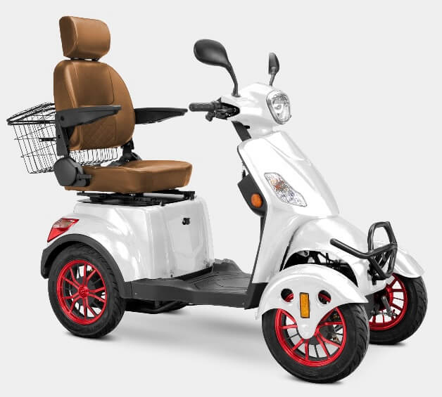 Bespoke PRESTIGE 600W 48V 4 Wheel Electric Mobility Scooter Moped, Fully Assembled