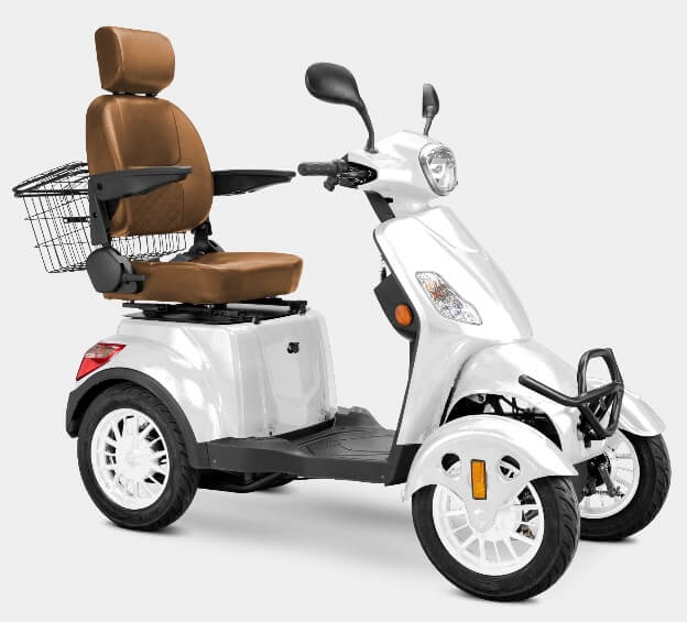Bespoke PRESTIGE 600W 48V 4 Wheel Electric Mobility Scooter Moped, Fully Assembled