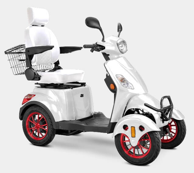Bespoke PRESTIGE 600W 48V 4 Wheel Electric Mobility Scooter Moped, Fully Assembled
