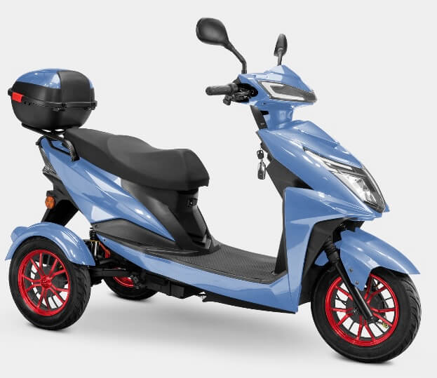 Bespoke REGAL 600W 48V 3 Wheel Electric Mobility Scooter Moped Trike, Fully Assembled