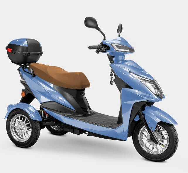 Bespoke REGAL 600W 48V 3 Wheel Electric Mobility Scooter Moped Trike, Fully Assembled