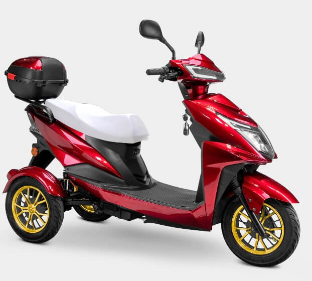Bespoke REGAL 600W 48V 3 Wheel Electric Mobility Scooter Moped Trike, Fully Assembled