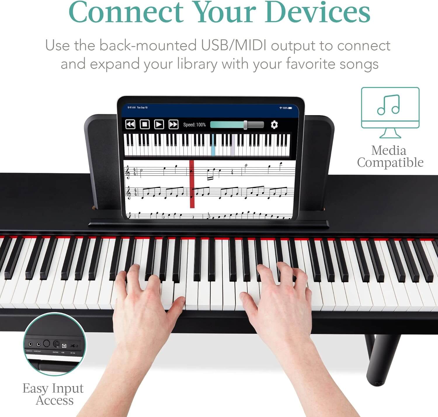 Best Choice Products SKY6604 88-Key Full Size Digital Piano