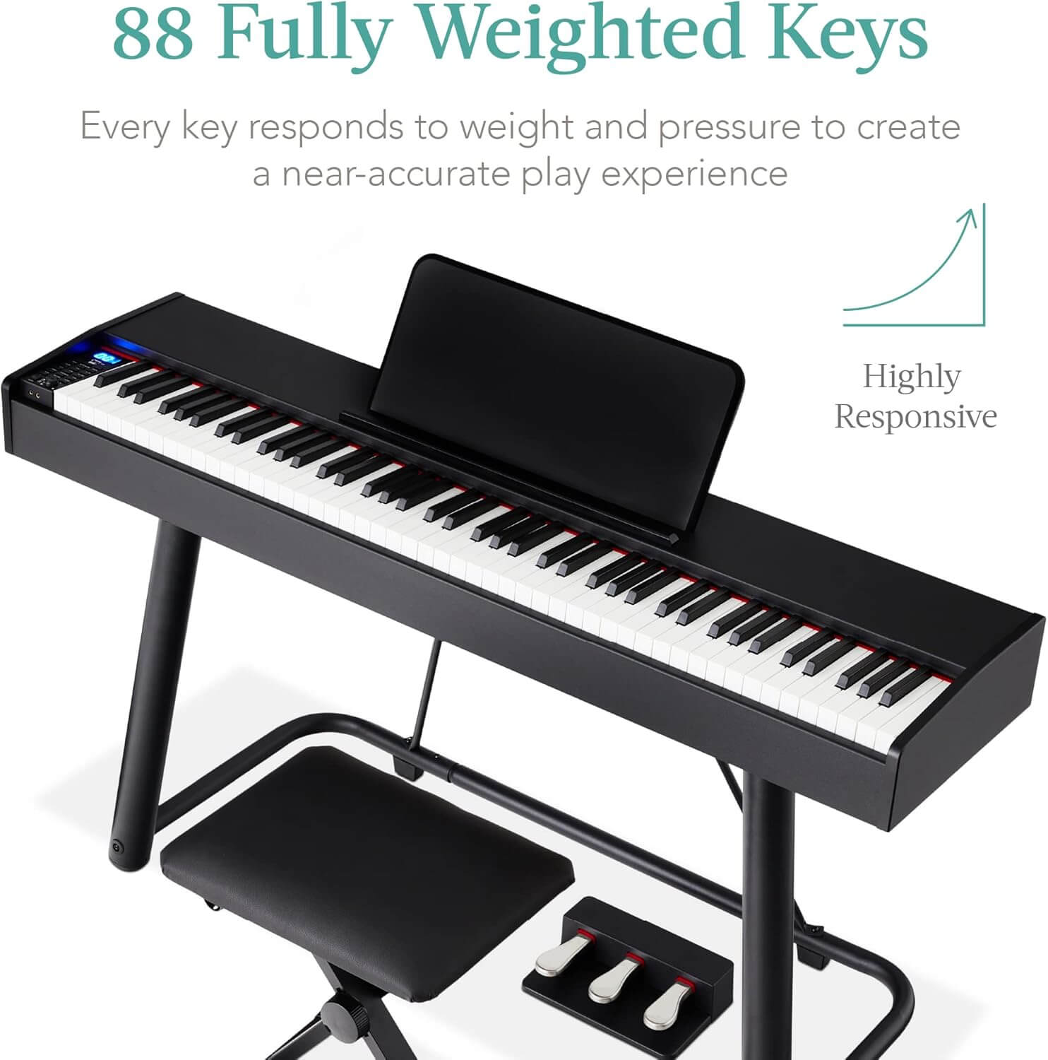 Best Choice Products SKY6604 88-Key Full Size Digital Piano
