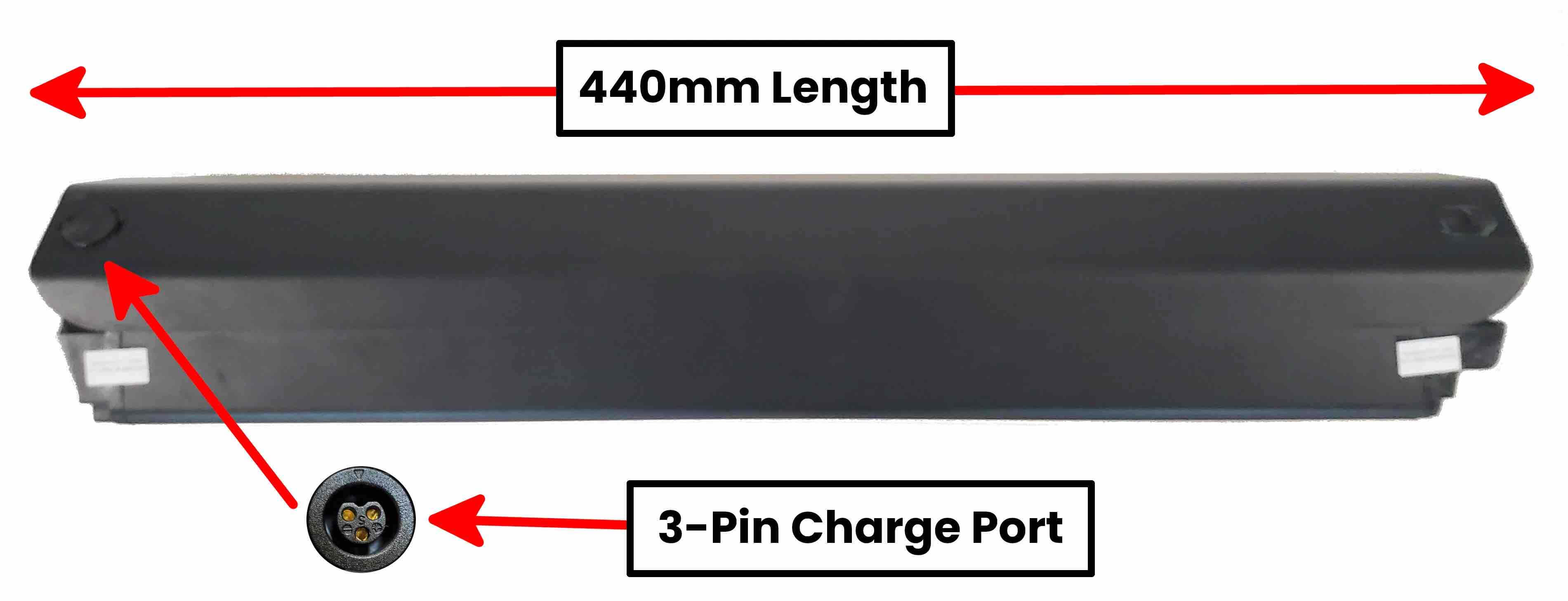 Biktrix Replacement BATTERY PACK for Ultra Beast Series Electric Bikes