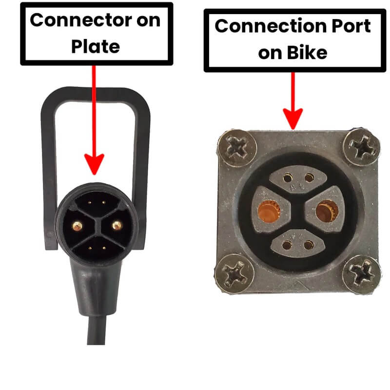 Biktrix Replacement RANGE EXTENDER BATTERY PLATE Type #1 for Duo Series Electric Bikes