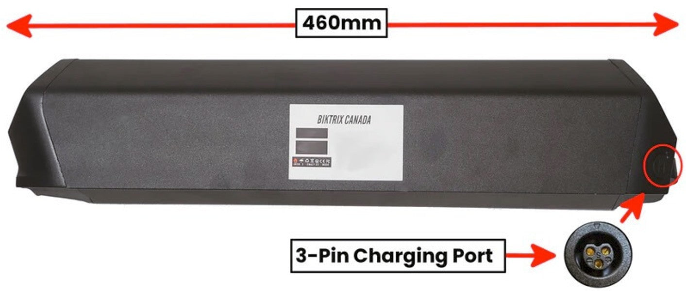 Biktrix Replacement 48V DORADO BATTERY PACK, Samsung/LG