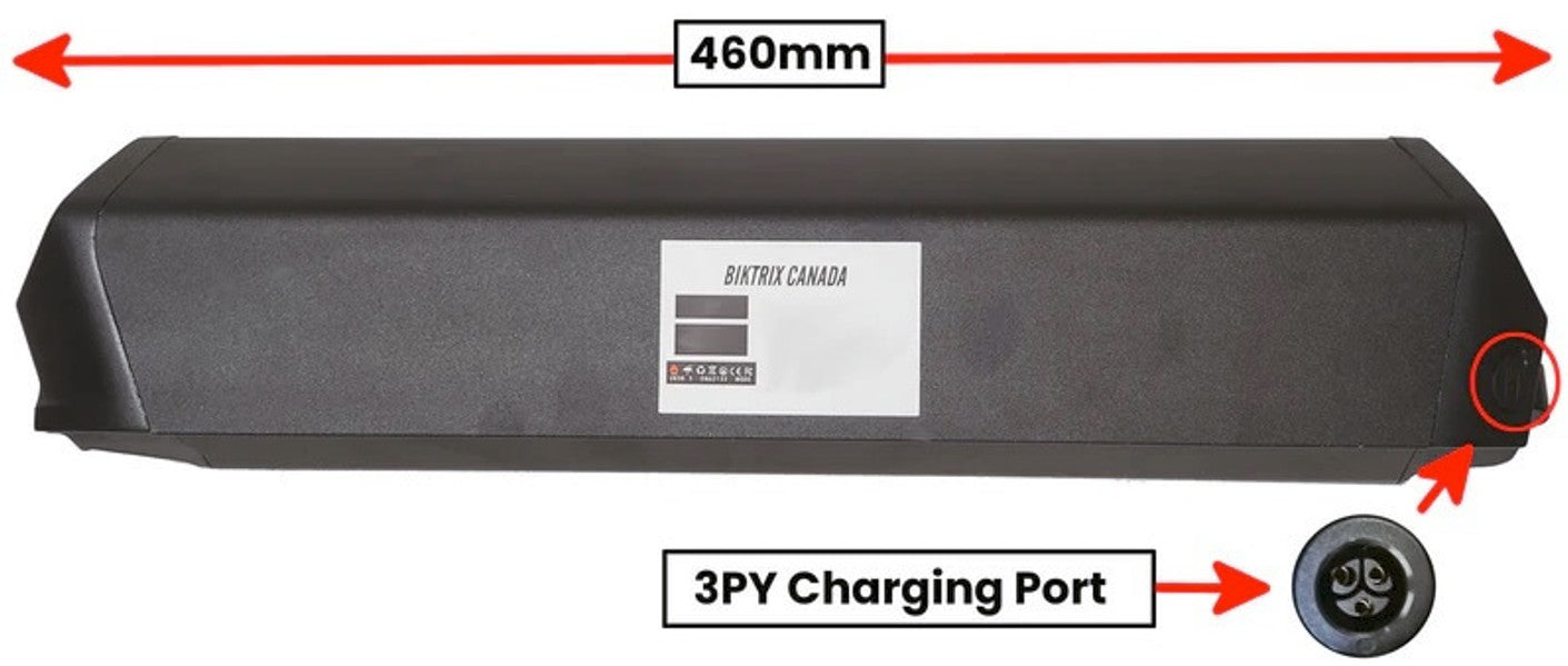 Biktrix Replacement 48V DORADO BATTERY PACK, Samsung/LG