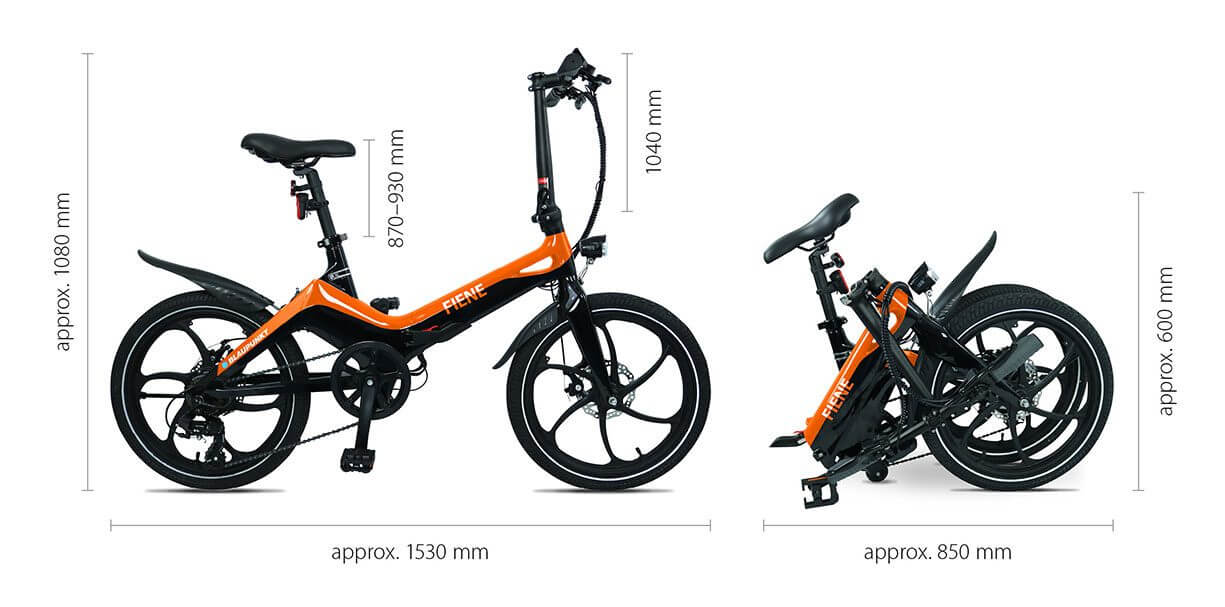 Blaupunkt FIENE 36V 20" Folding Electric Bike