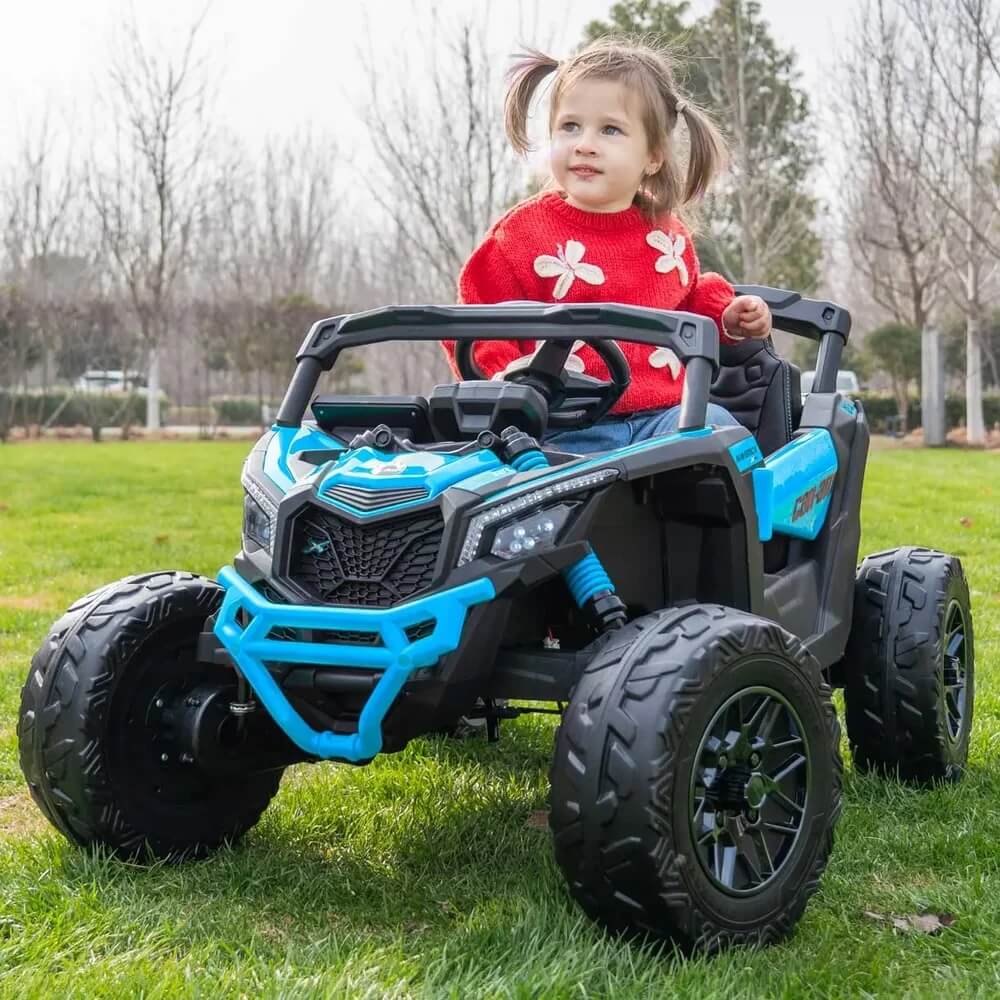 Moderno Kids CAN-AM MAVERICK CUSTOM EDITION 24V Electric UTV Ride-On Car, Parental Remote