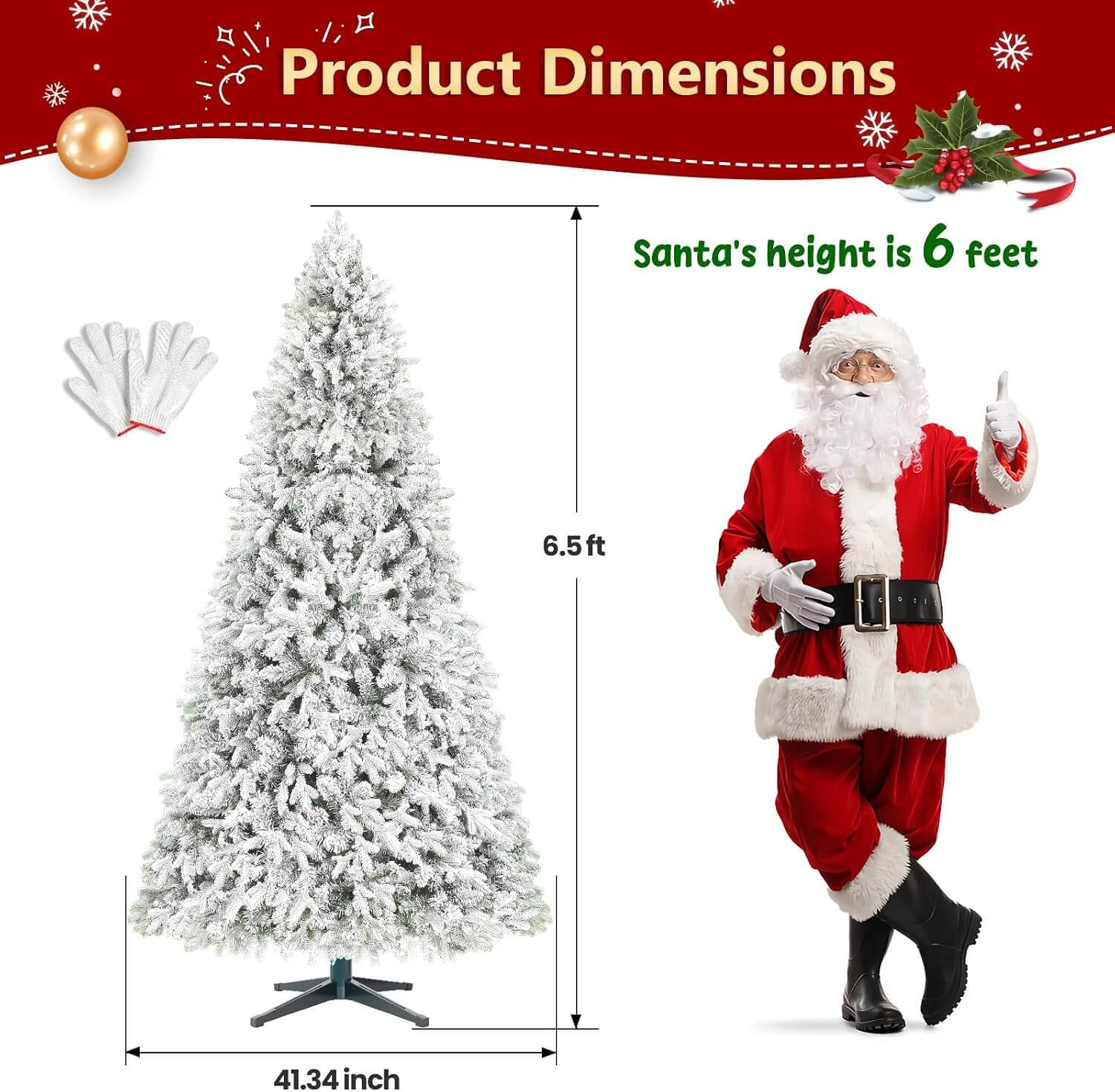 Bobkid WHITE SNOW Pre-Lit LED Spinning Christmas Tree