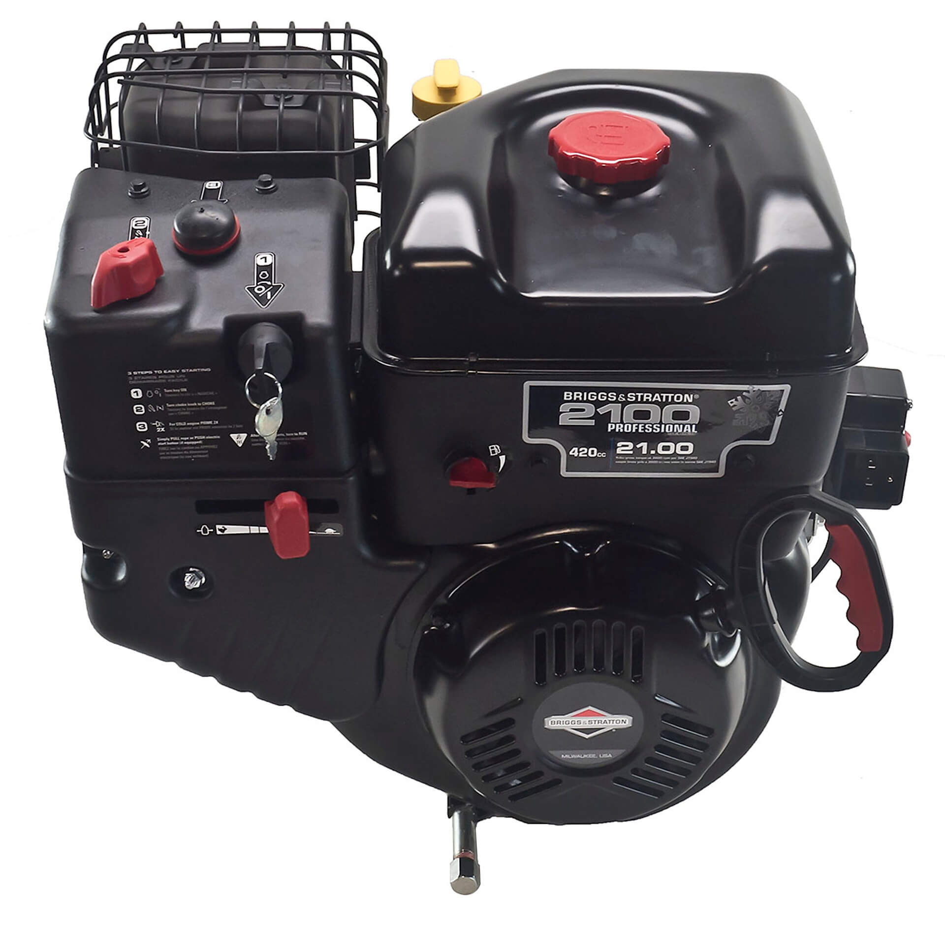 Briggs & Stratton Professional Snow Series 21.0 GT 420cc Horizontal Shaft Engine 25M137-0005-F1