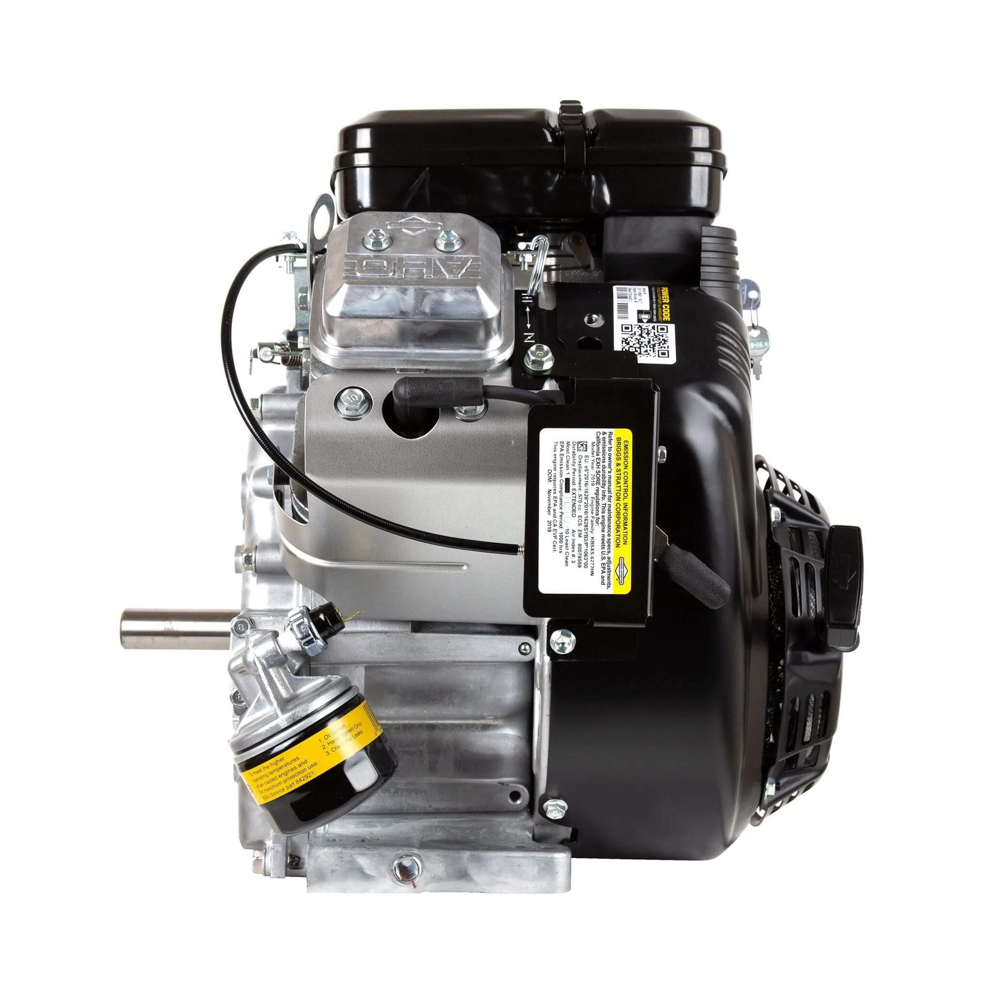 Briggs & Stratton Vanguard 18 HP 570cc Horizontal Shaft Engine 356447-0048-G1
