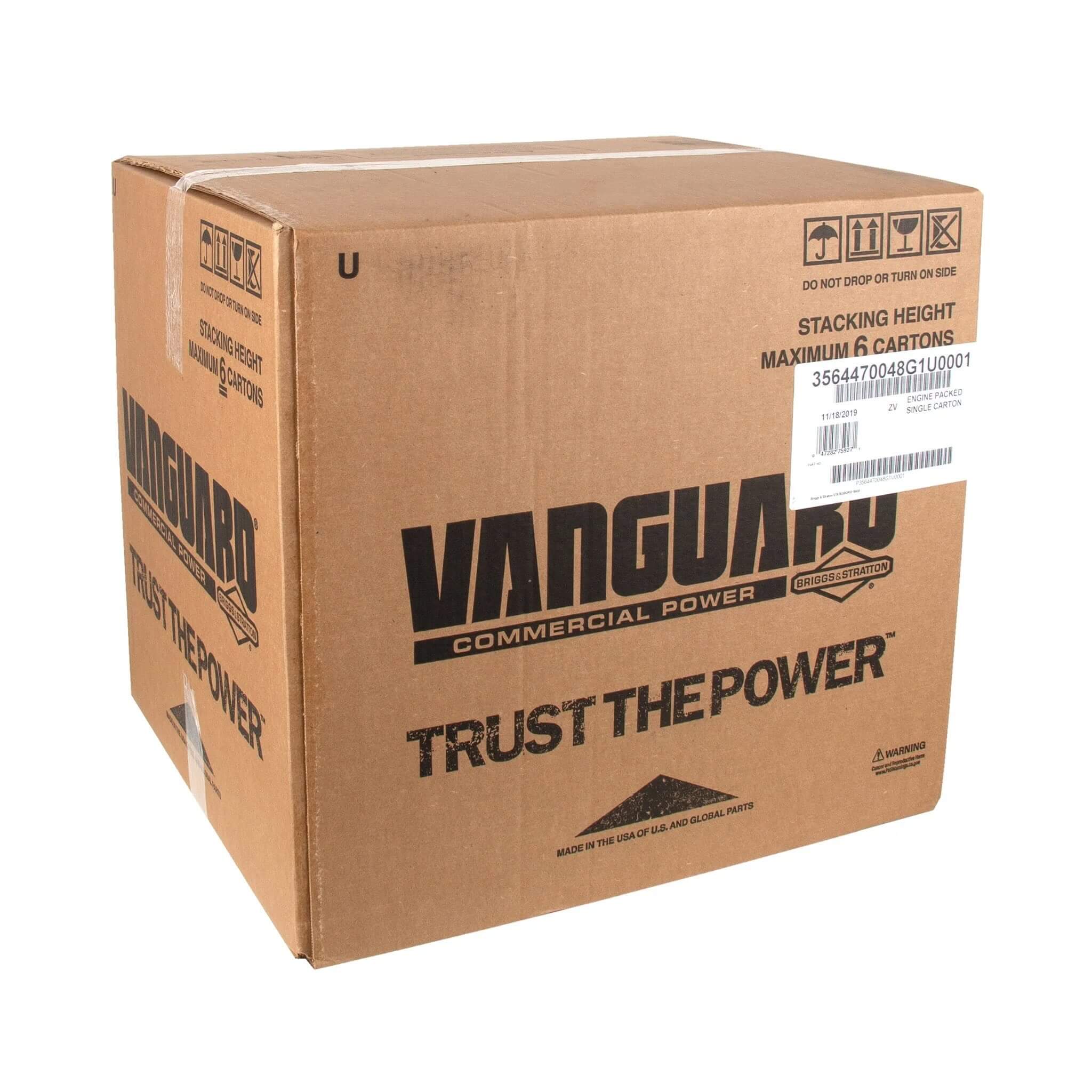 Briggs & Stratton Vanguard 18 HP 570cc Horizontal Shaft Engine 356447-0048-G1