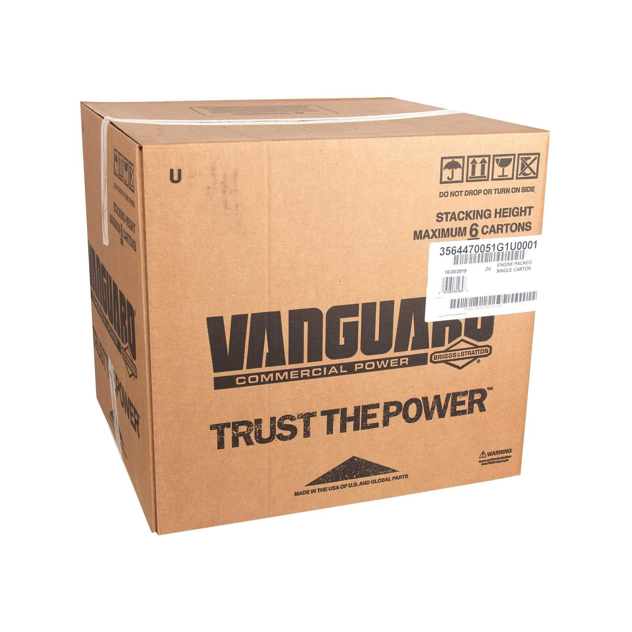 Briggs & Stratton Vanguard 18 HP 570cc Horizontal Shaft Engine 356447-0051-G1