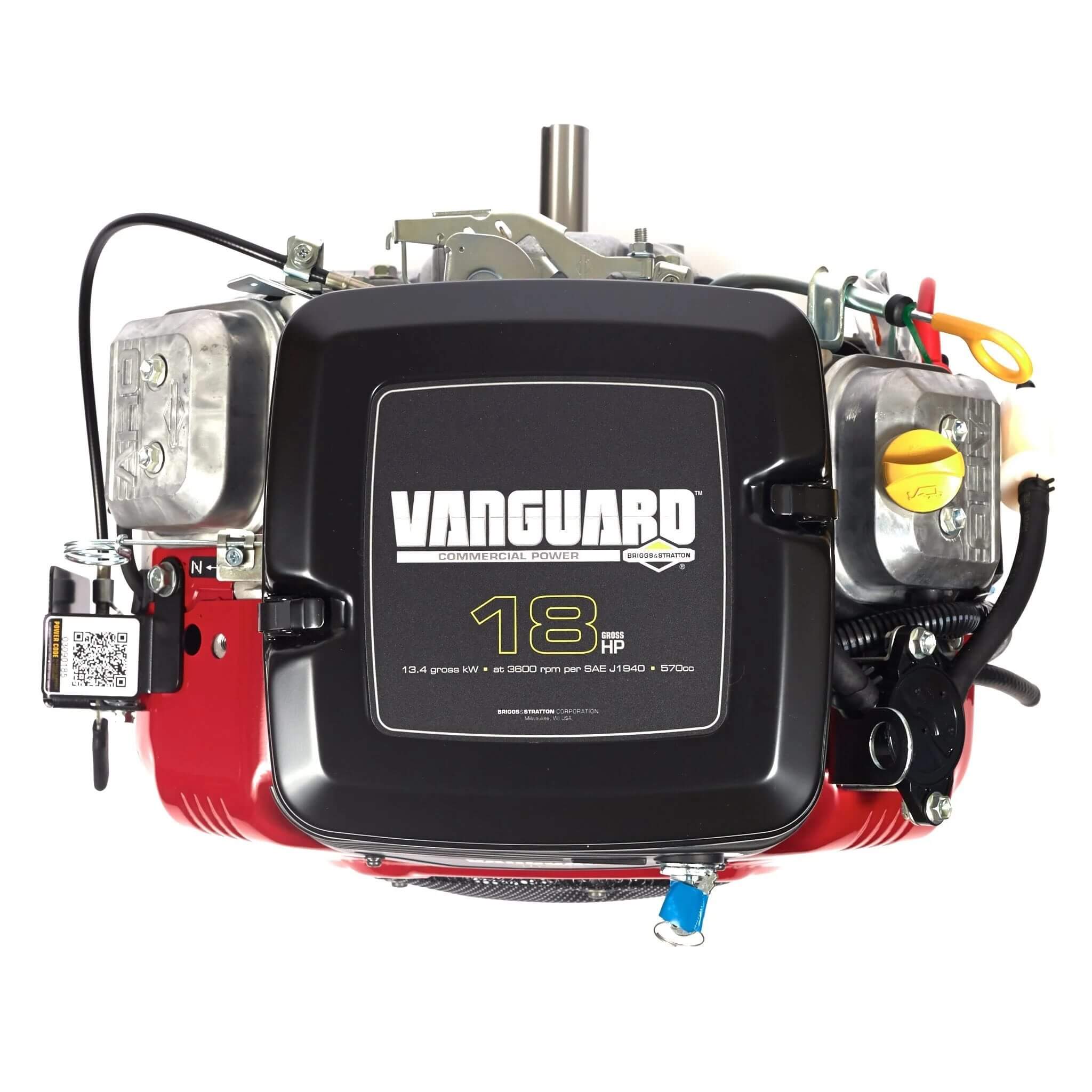 Briggs & Stratton Vanguard 18 HP 570cc Horizontal Shaft Engine 356447-0080-G1