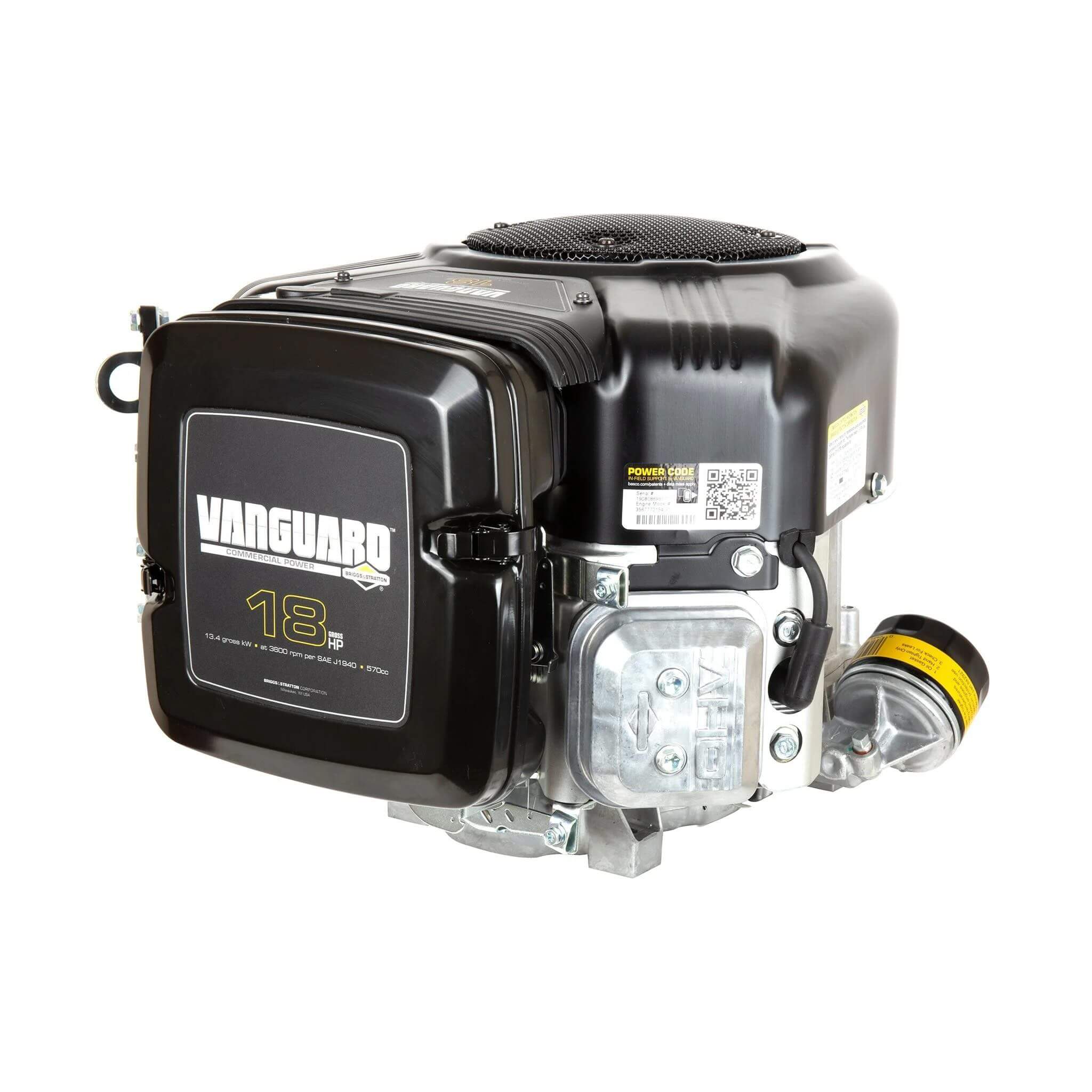 Briggs & Stratton Vanguard 18 HP 570cc Vertical Shaft Engine 356777-0154-G1