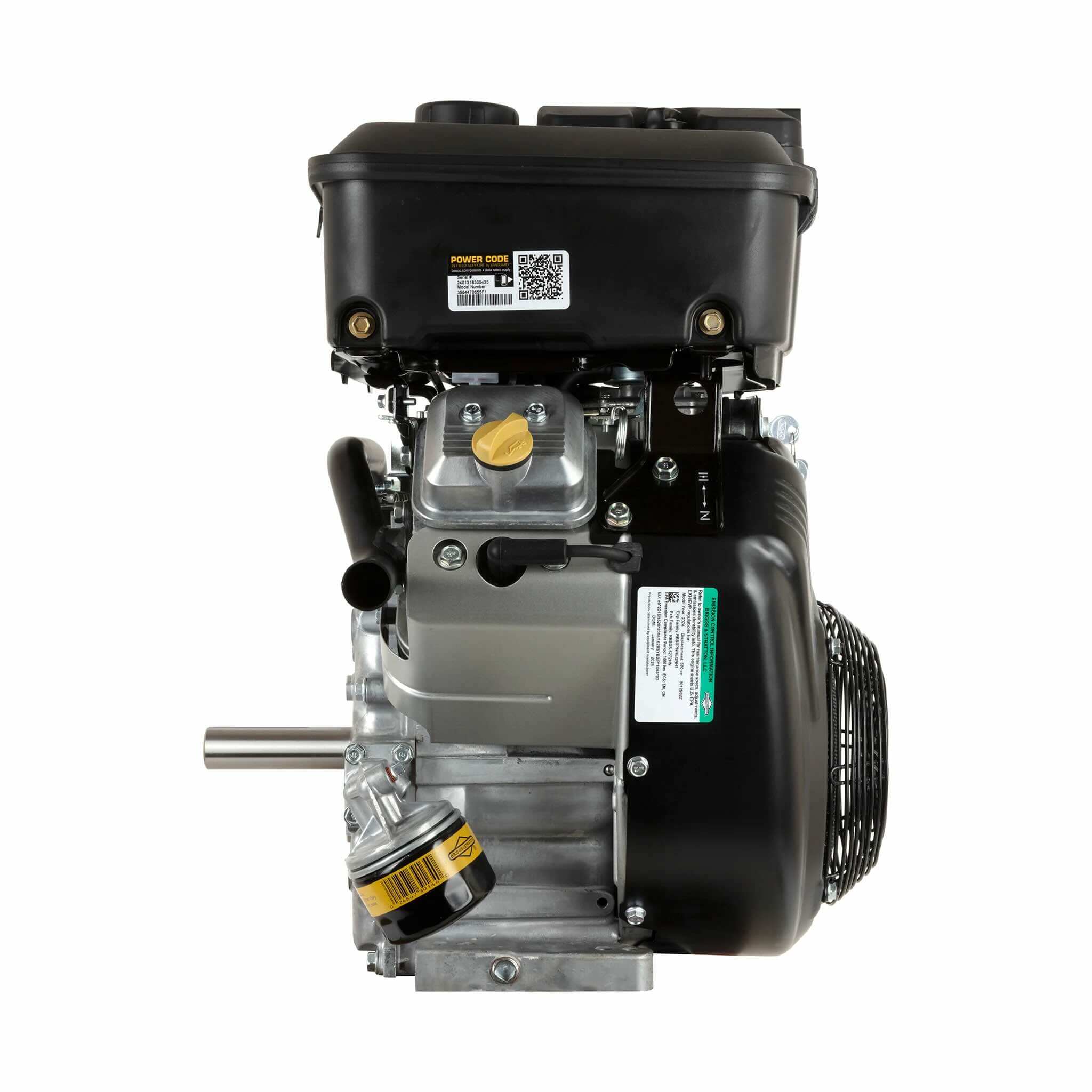 Briggs & Stratton Vanguard 18.0 HP 570cc Horizontal Shaft Engine 356447-0655-F1