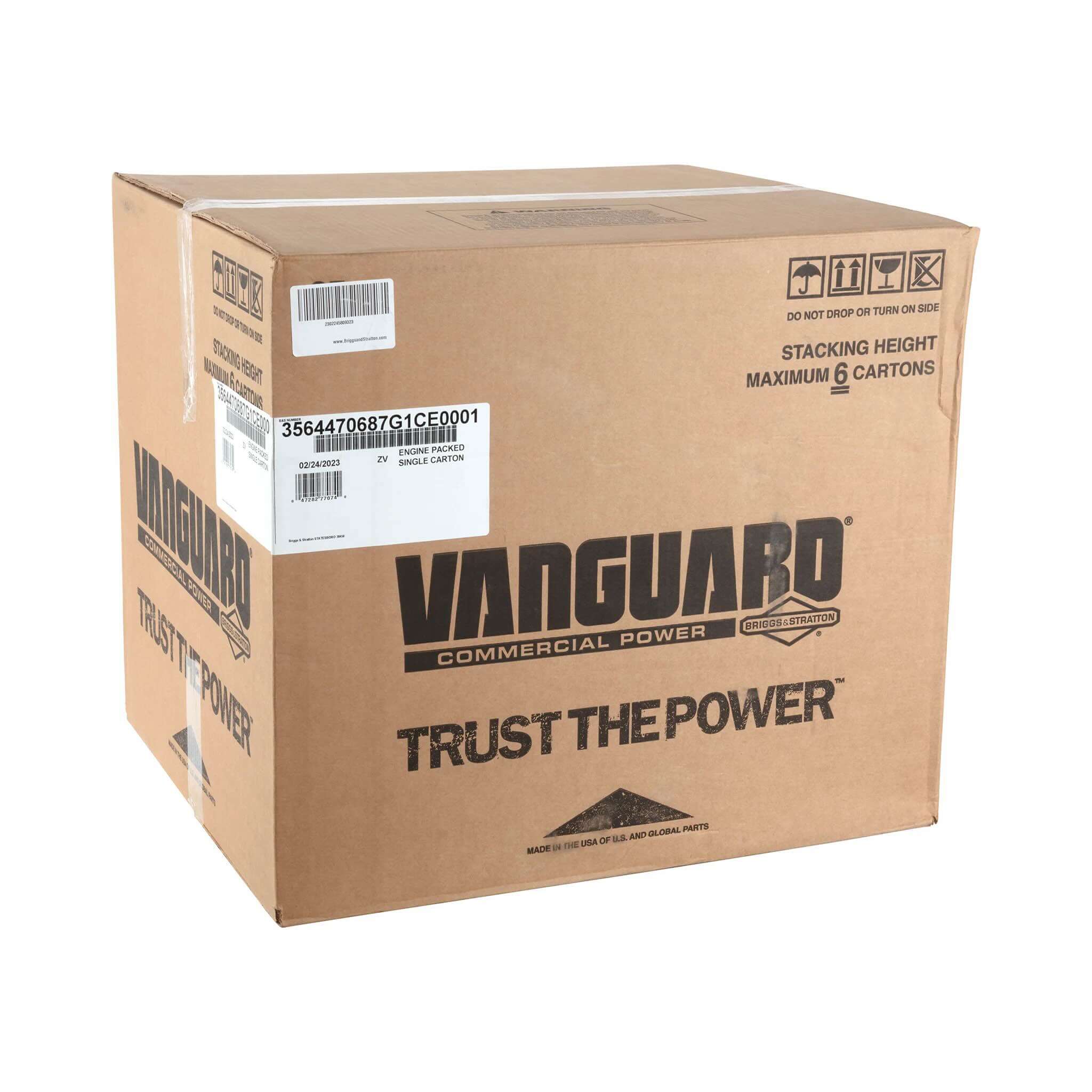 Briggs & Stratton Vanguard 18.0 HP 570cc Horizontal Shaft Engine 356447-0687-G1