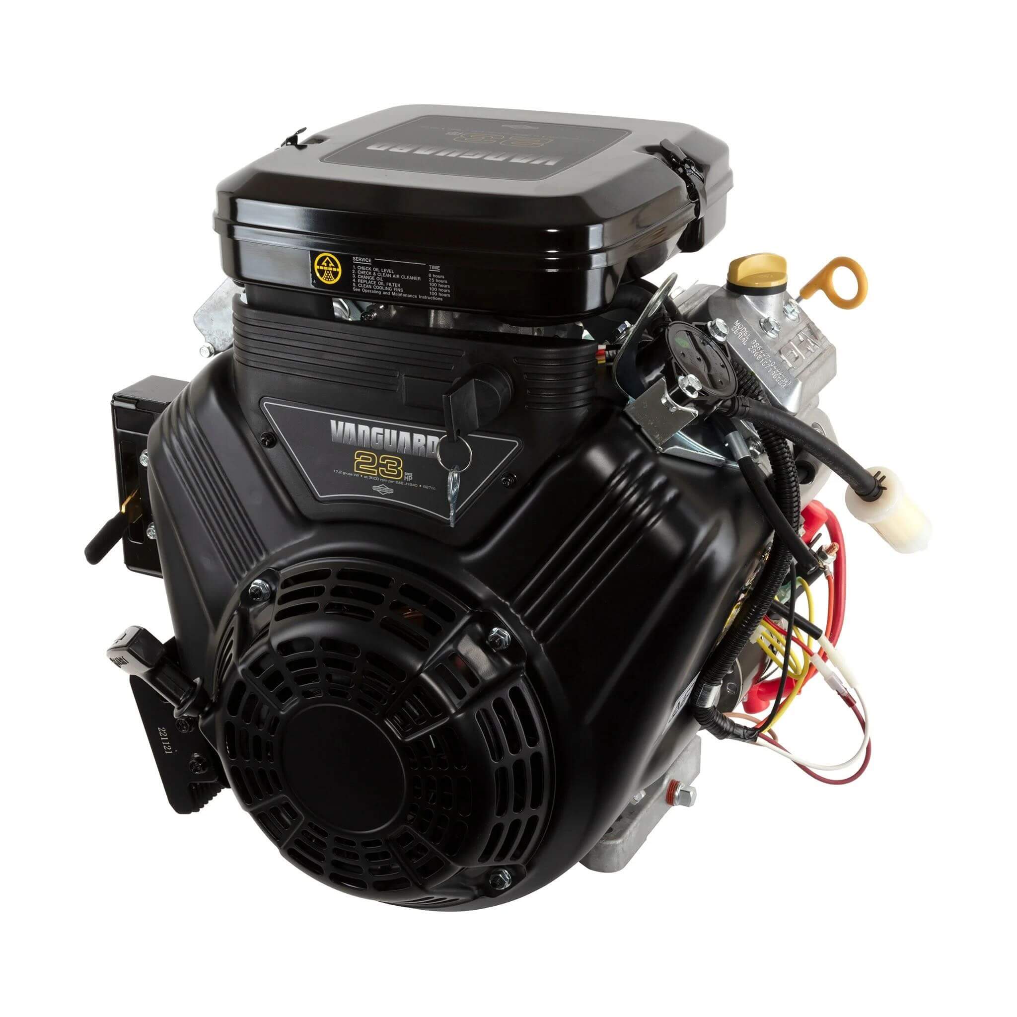 Briggs & Stratton Vanguard 23 HP 627cc Horizontal Shaft Engine 386447-0444-G1