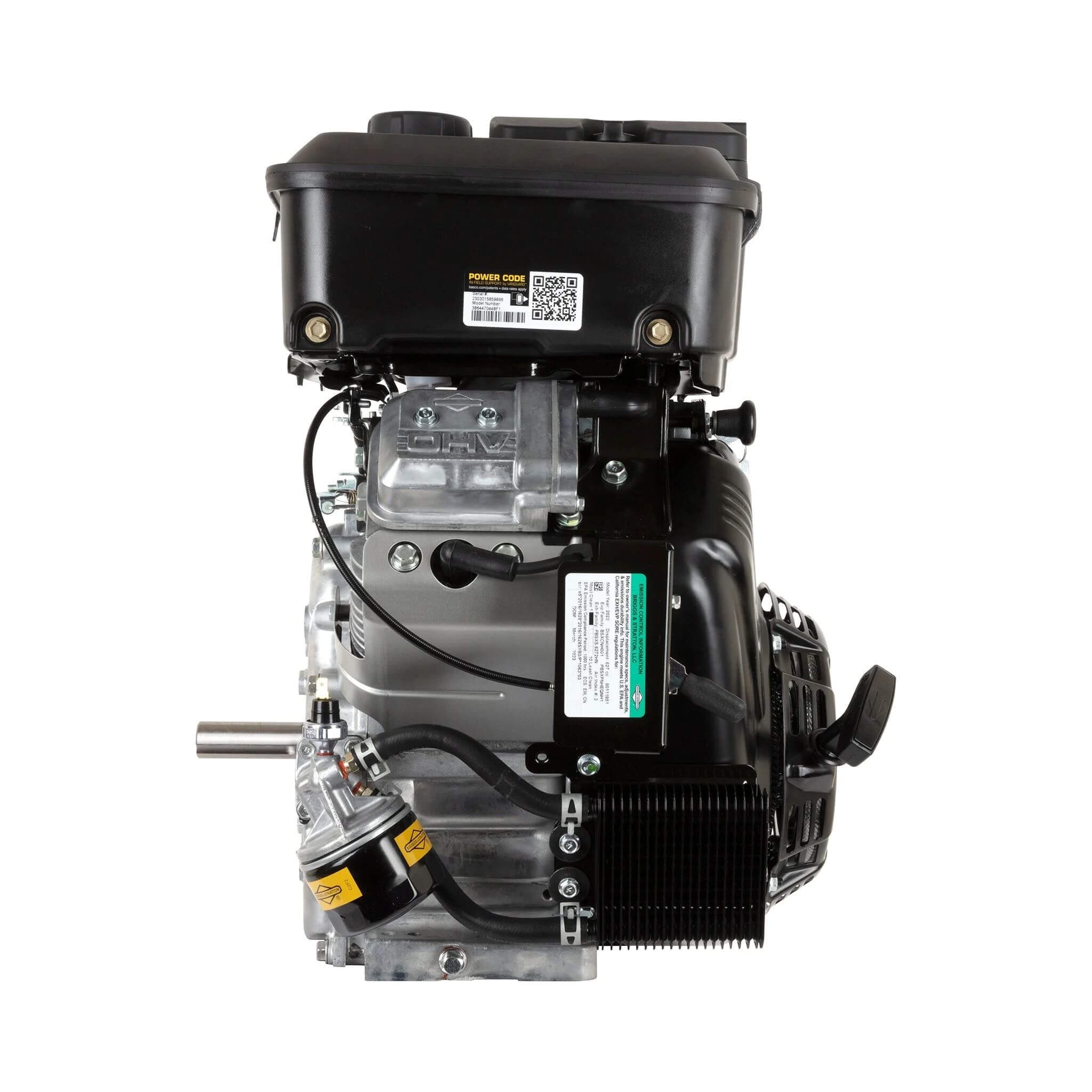 Briggs & Stratton Vanguard 23 HP 627cc Horizontal Shaft Engine 386447-0448-F1