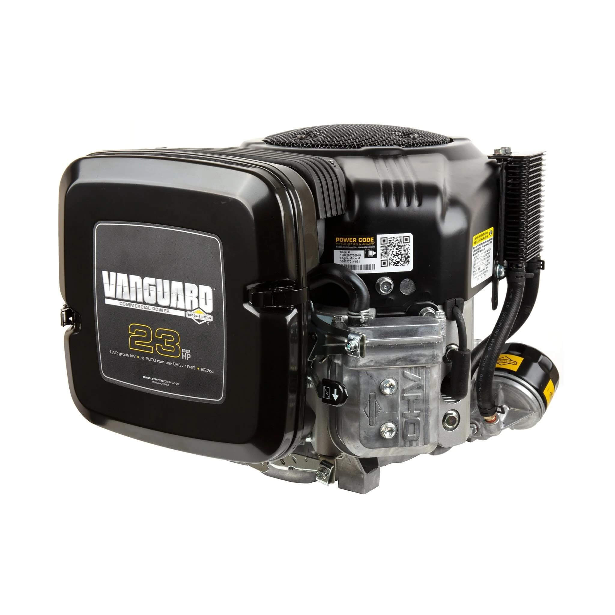 Briggs & Stratton Vanguard 23 HP 627cc Vertical Shaft Engine 386777-0144-G1
