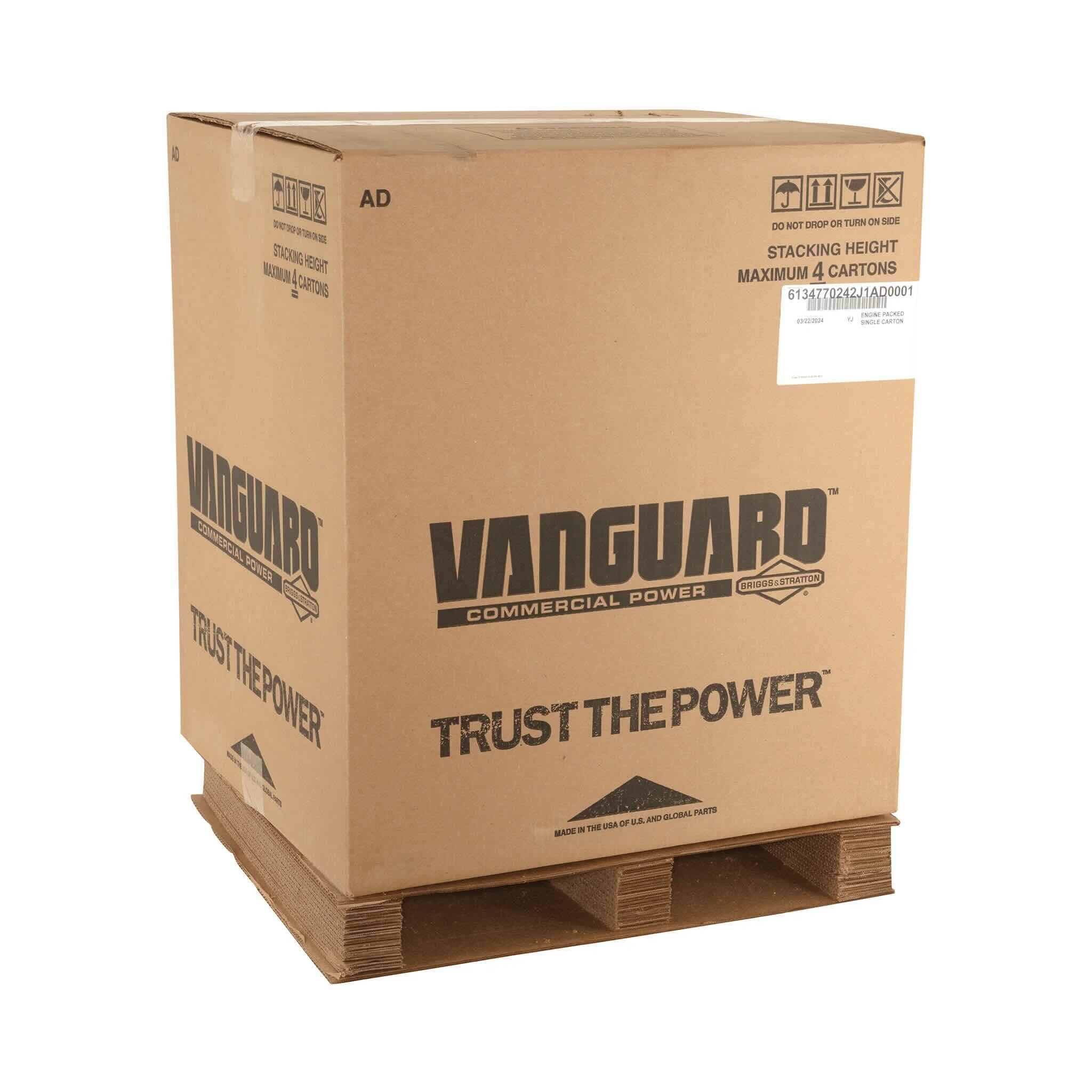 Briggs & Stratton Vanguard 35 HP 993cc V-Twin Horizontal Shaft Engine 613477-0242-J1