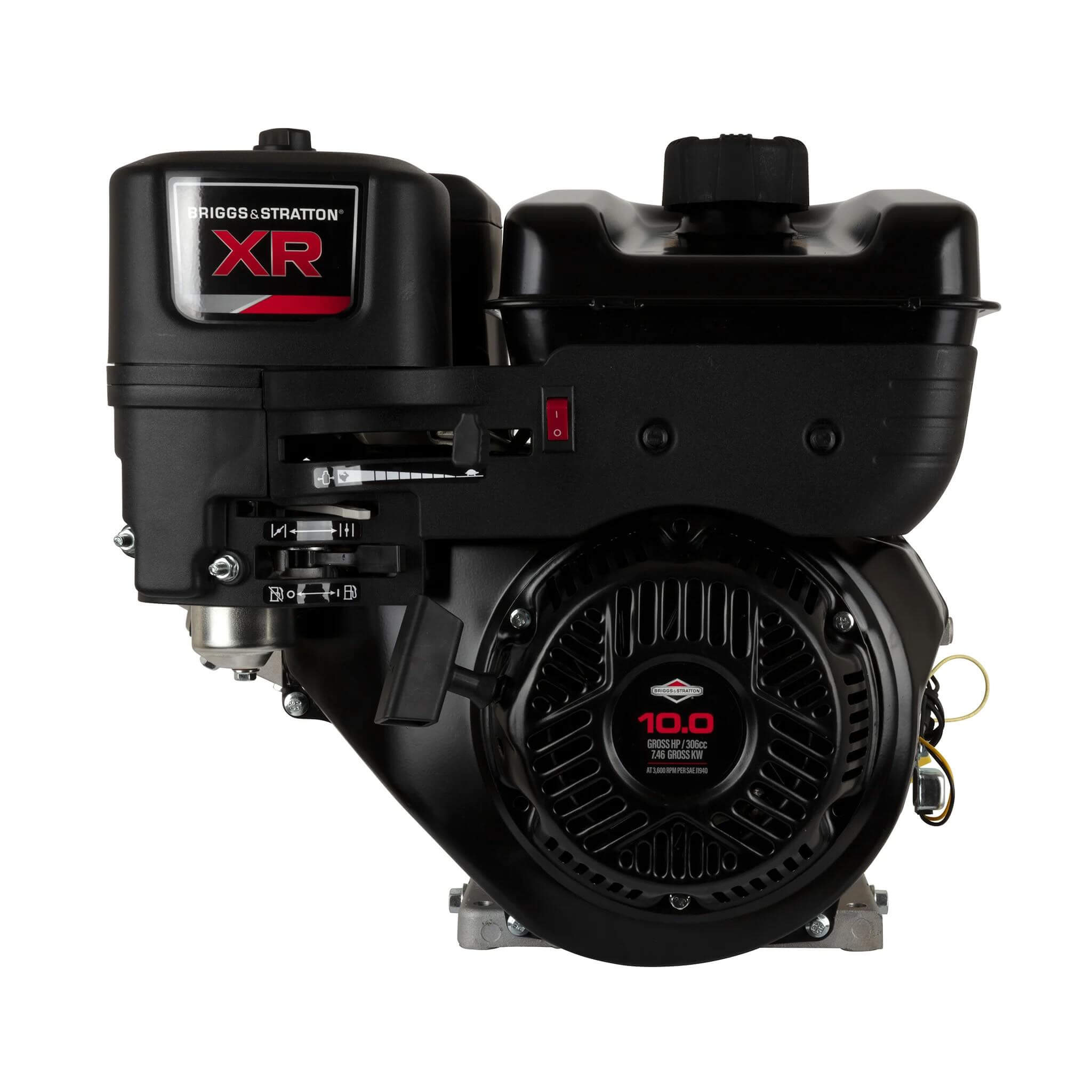 Briggs & Stratton XR Series 10.0 HP 306cc Horizontal Shaft Single Cylinder Engine 19N132-0019-F1