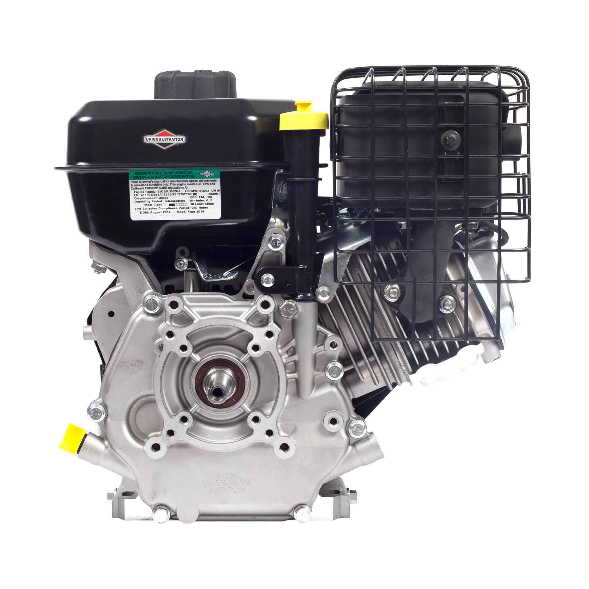 Briggs & Stratton XR Series 10.0 HP 306cc Horizontal Shaft Single Cylinder Engine 19N132-0051-F1