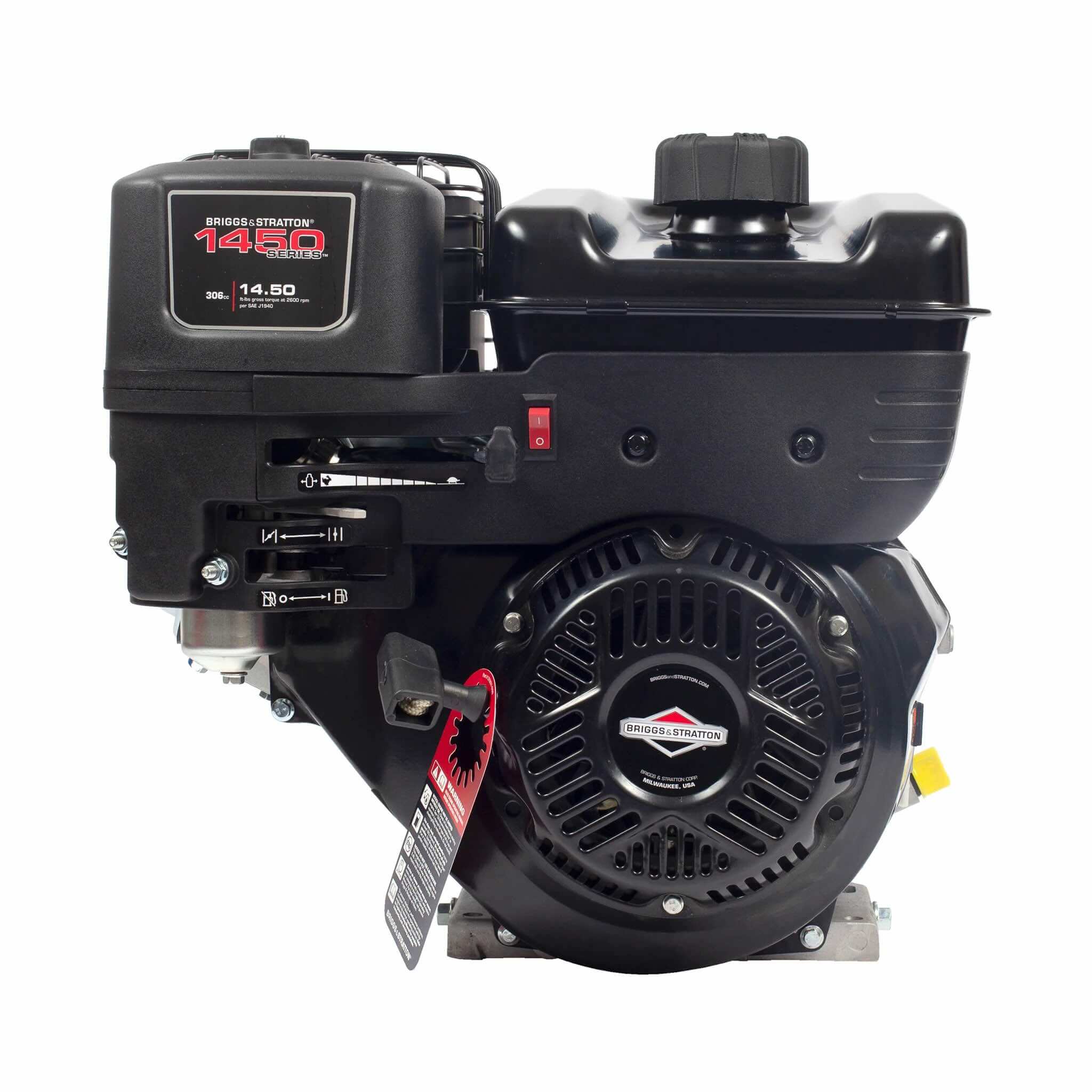Briggs & Stratton XR Series 10.0 HP 306cc Horizontal Shaft Single Cylinder Engine 19N132-0051-F1