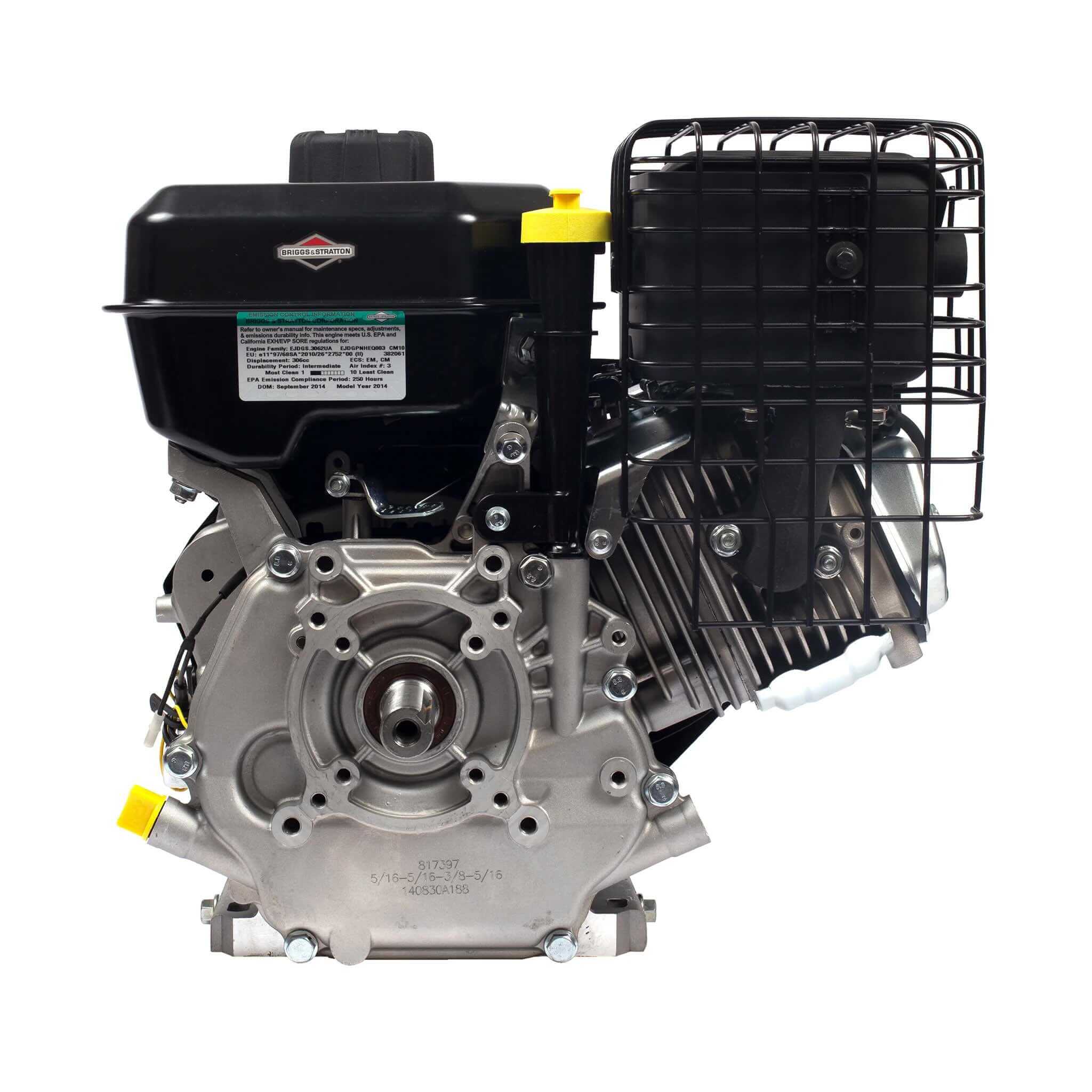 Briggs & Stratton XR Series 10.0 HP 306cc Horizontal Shaft Single Cylinder Engine 19N132-0055-F1