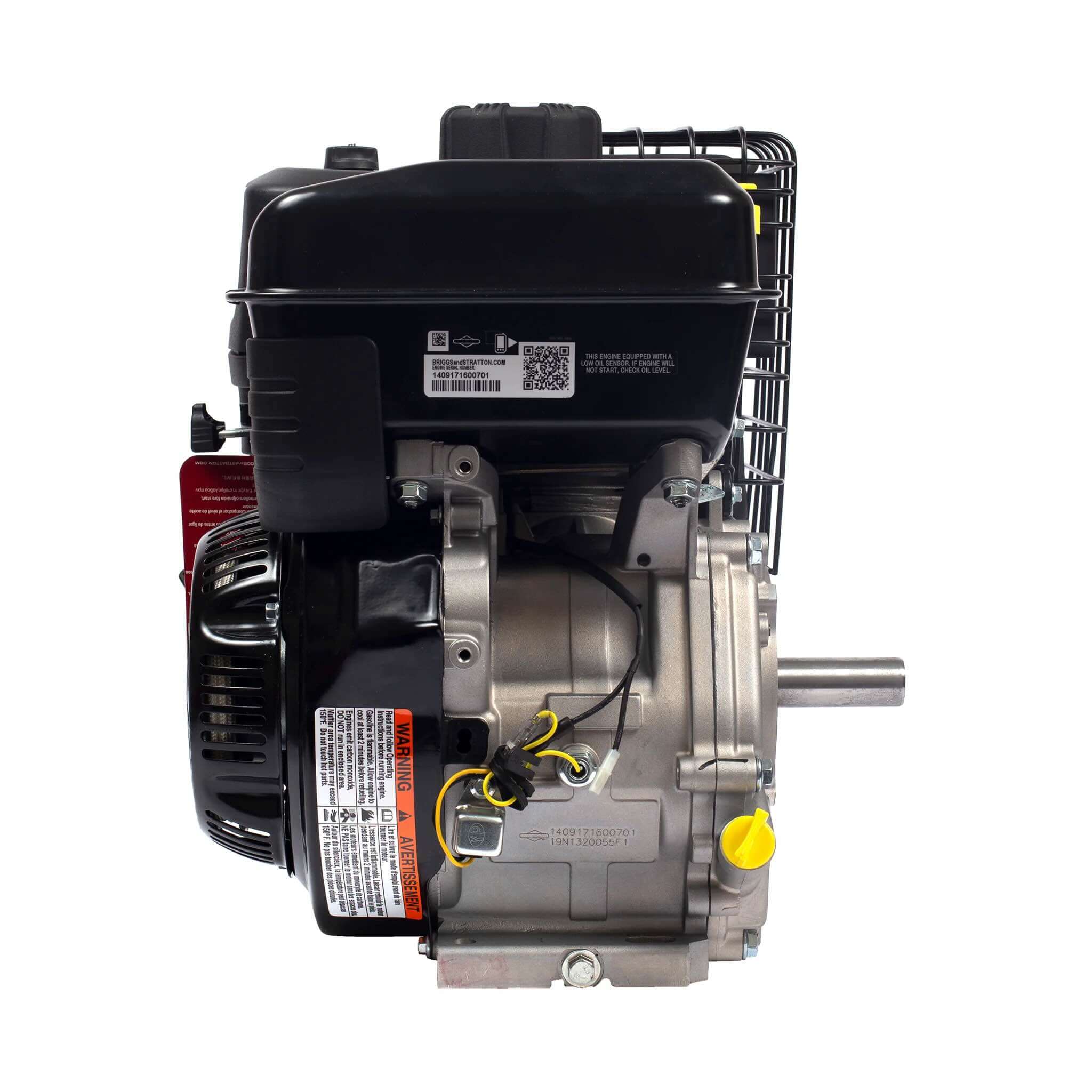 Briggs & Stratton XR Series 10.0 HP 306cc Horizontal Shaft Single Cylinder Engine 19N132-0055-F1