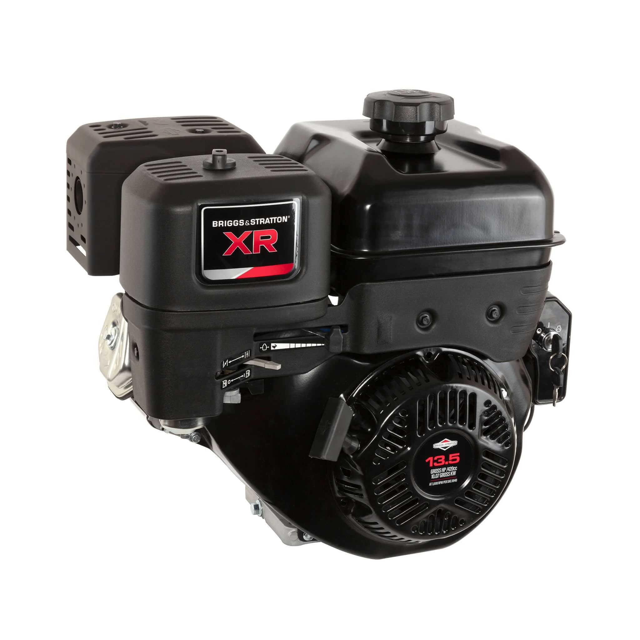 Briggs & Stratton XR Series 13.5 HP 420cc Horizontal Shaft Single Cylinder Engine 25T237-0085-F1