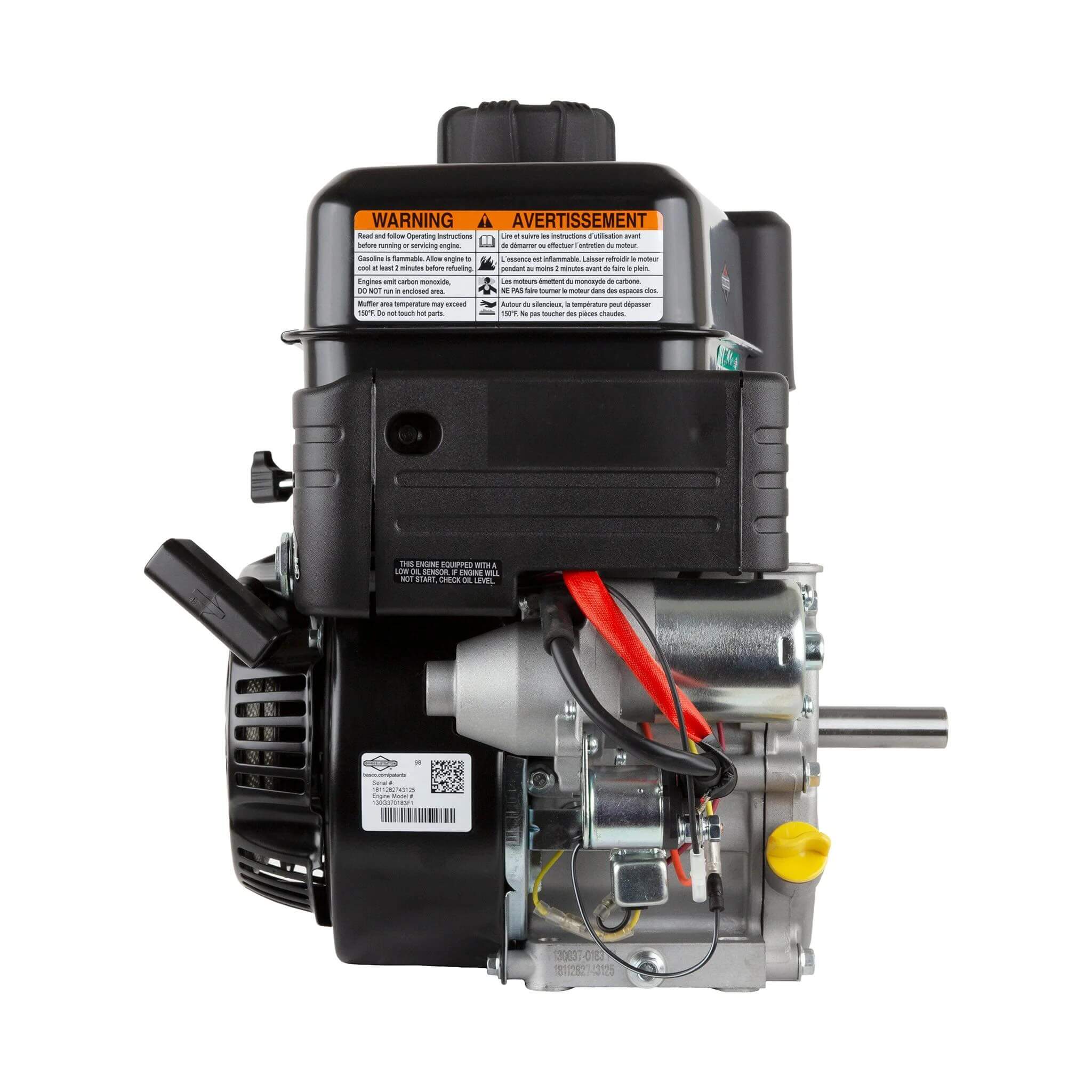 Briggs & Stratton XR Series 6.5 HP 208cc Horizontal Shaft Engine 130G37-0183-F1