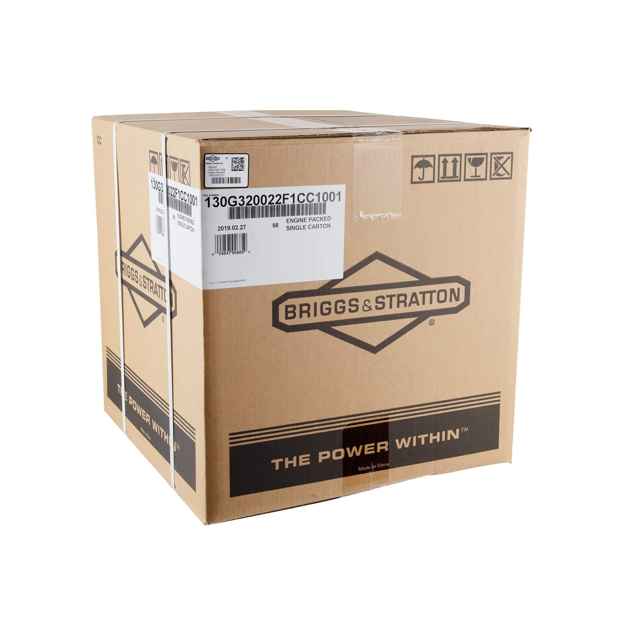 Briggs and Stratton XR Series 6.5 HP 208cc Horizontal Shaft Single Cylinder Engine 130G32-0022-F1