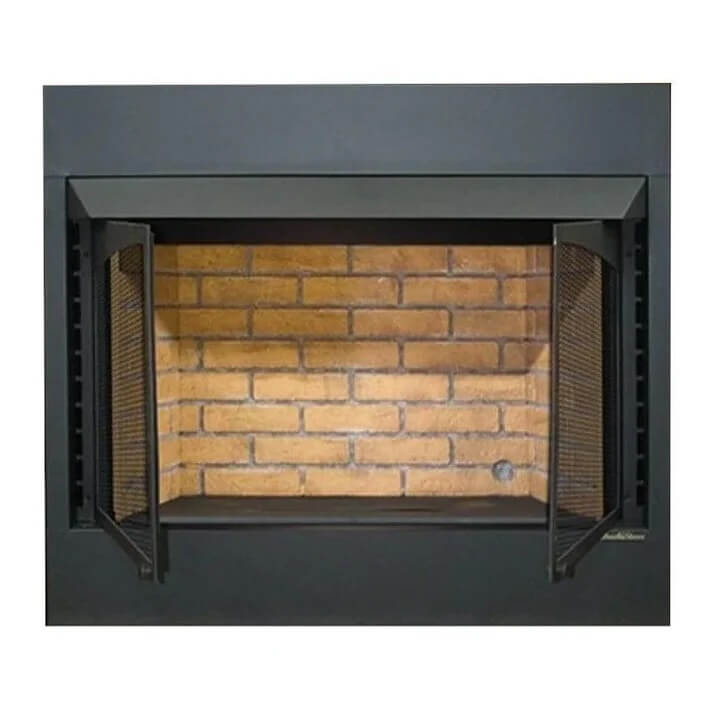 Buck NV ZCBBXL 36" Zero Clearance Builders Firebox, EmberVision 100 Logs