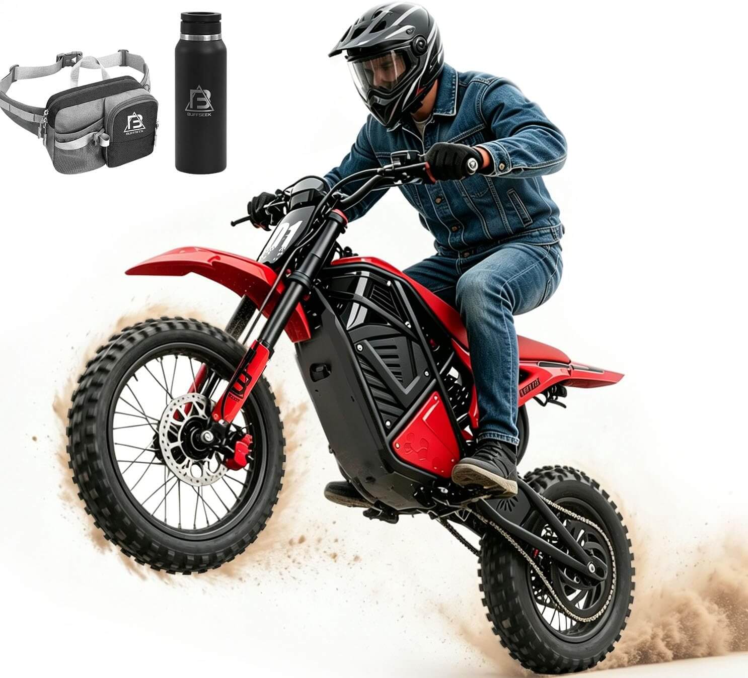 Buffseek 3500W 48V Electric Dirt Bike