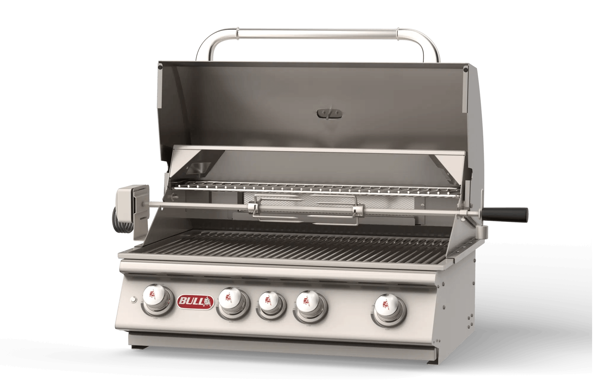 Bull 30" ANGUS 4 Burner Drop-In Grill Head with Light