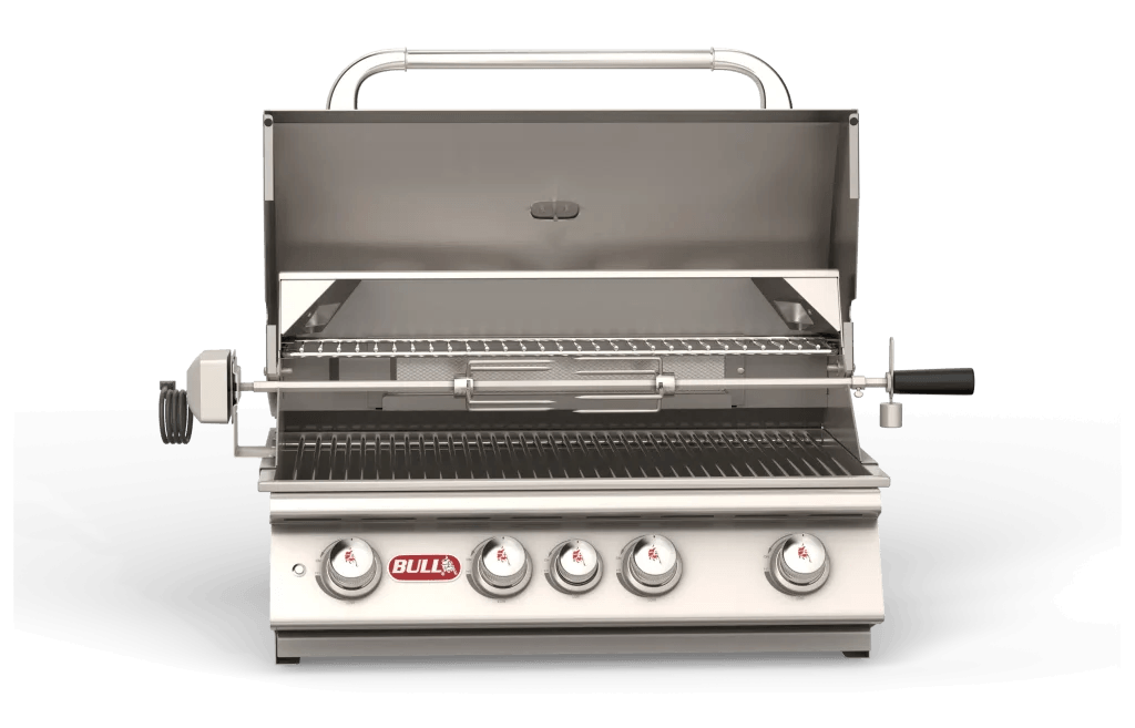 Bull 30" ANGUS 4 Burner Drop-In Grill Head with Light