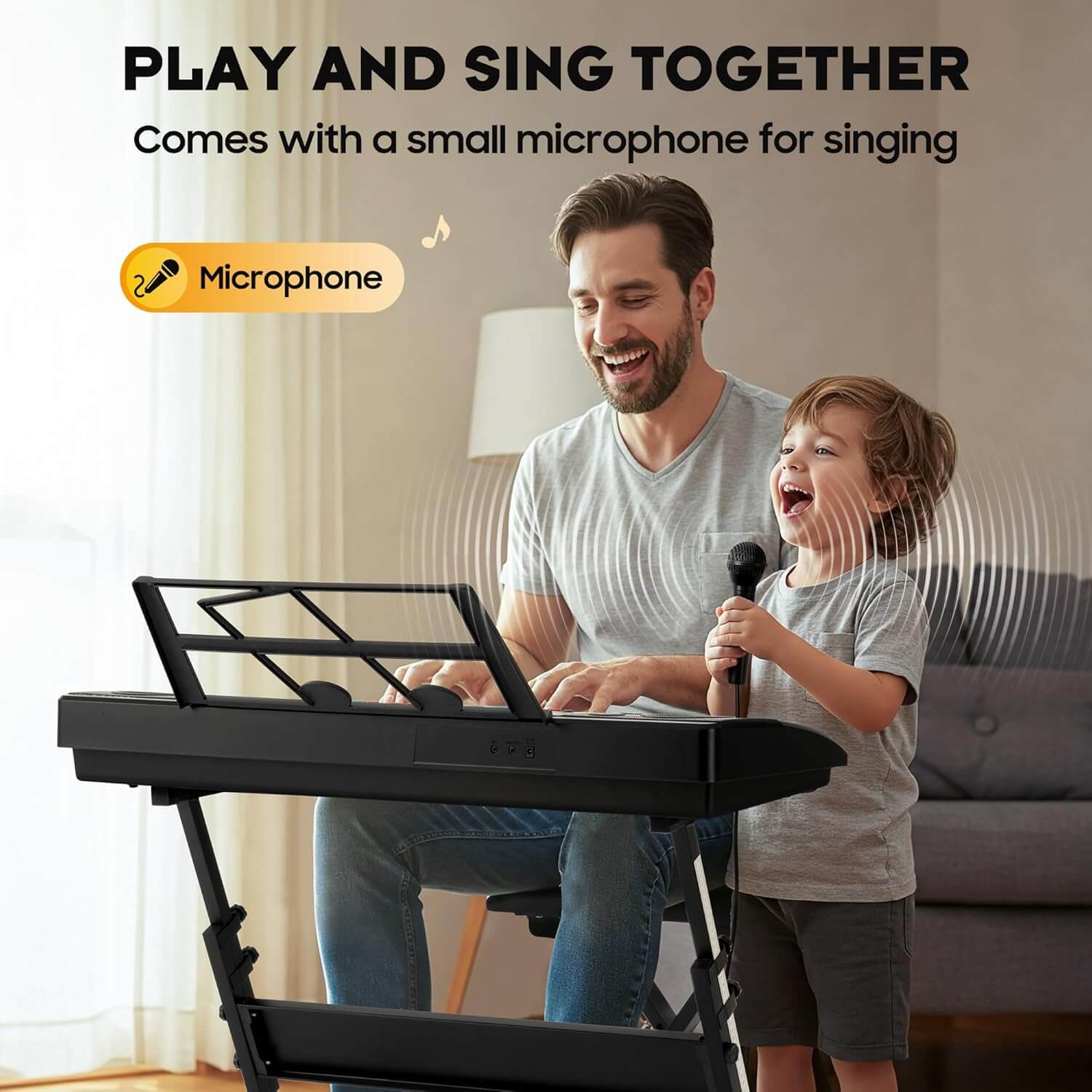 CAHAYA 61-Key Portable Keyboard Digital Piano