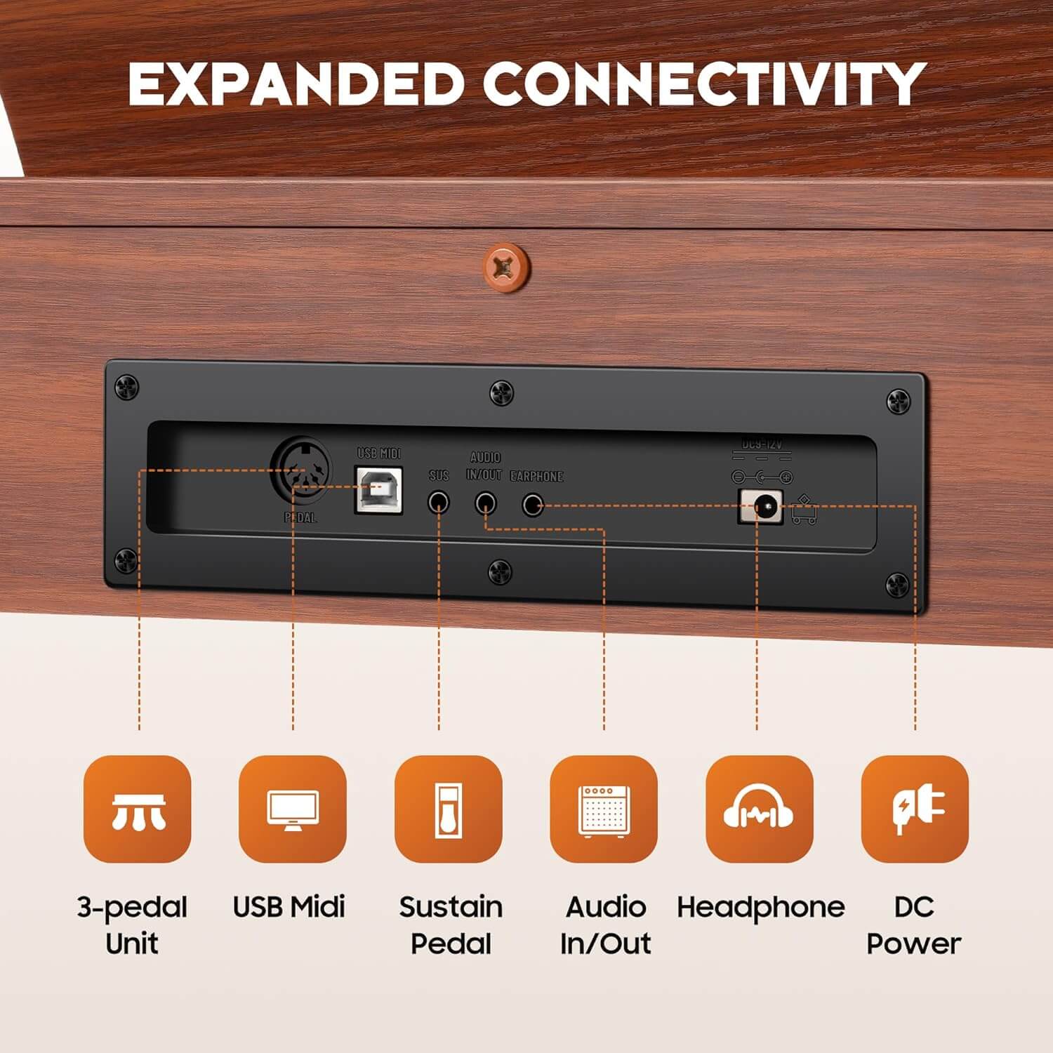 CAHAYA 88-Key Full Size Digital Piano