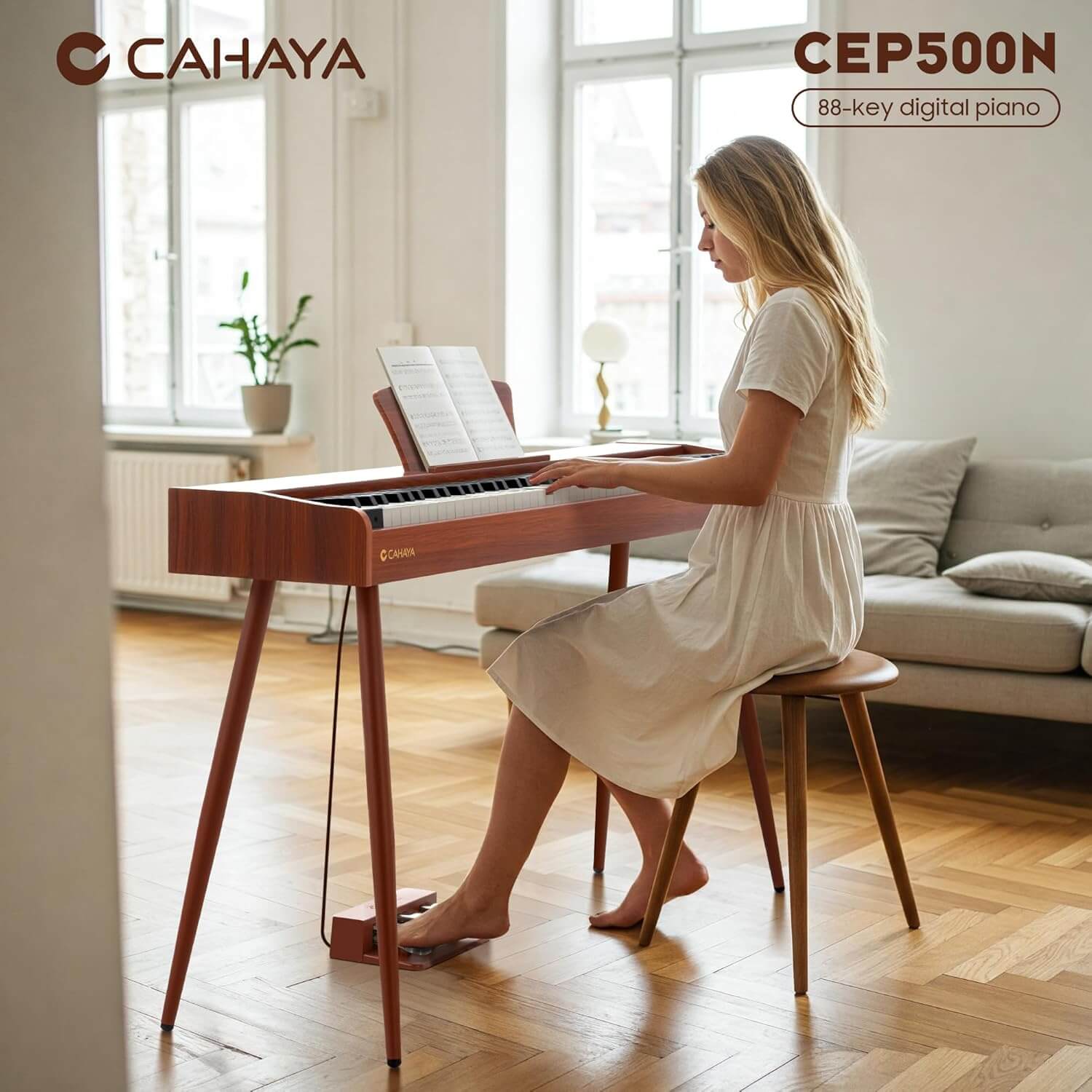 CAHAYA 88-Key Full Size Digital Piano