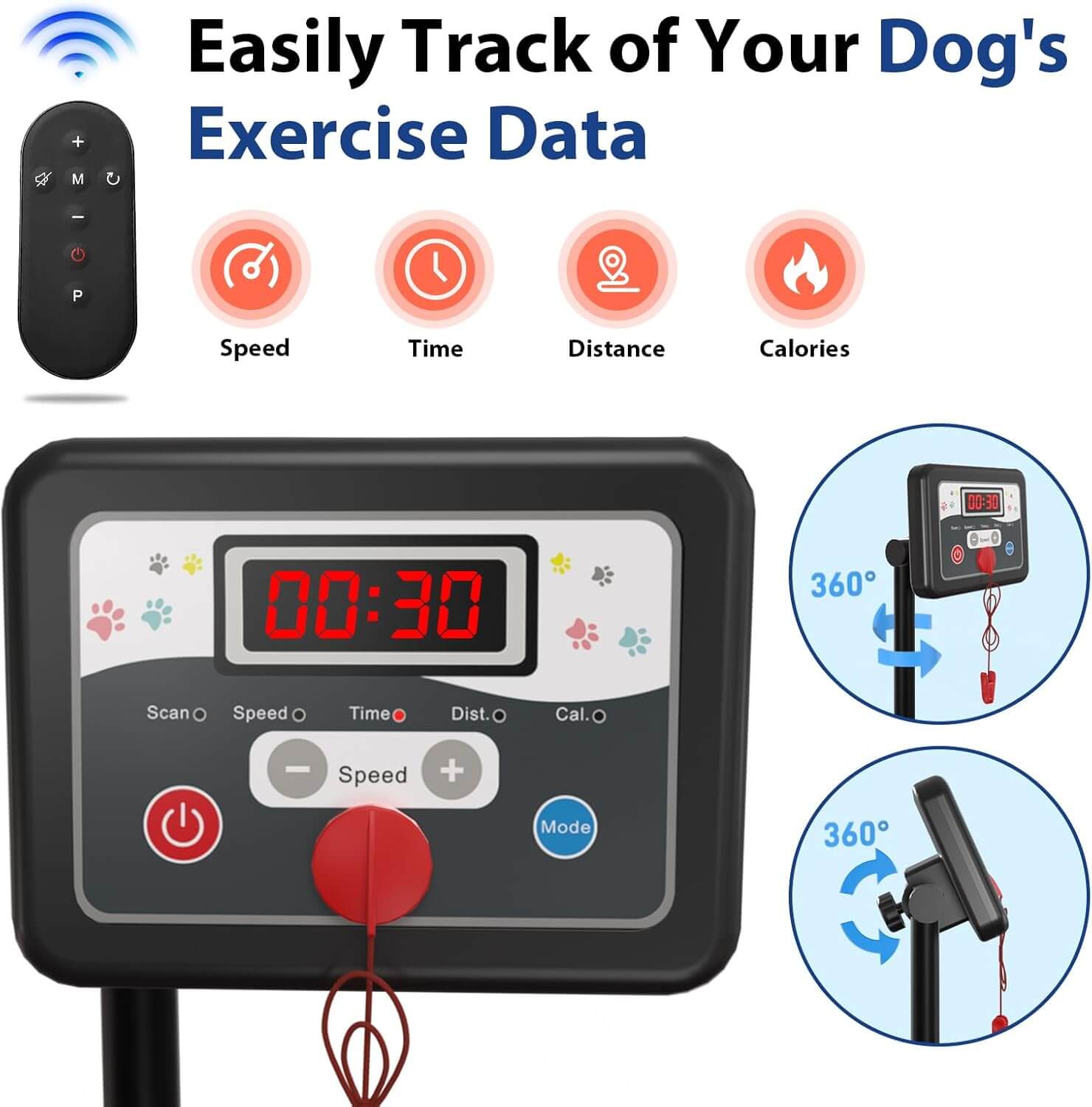 CIIHI C JK08F Dog Treadmill, Small/Medium Dogs