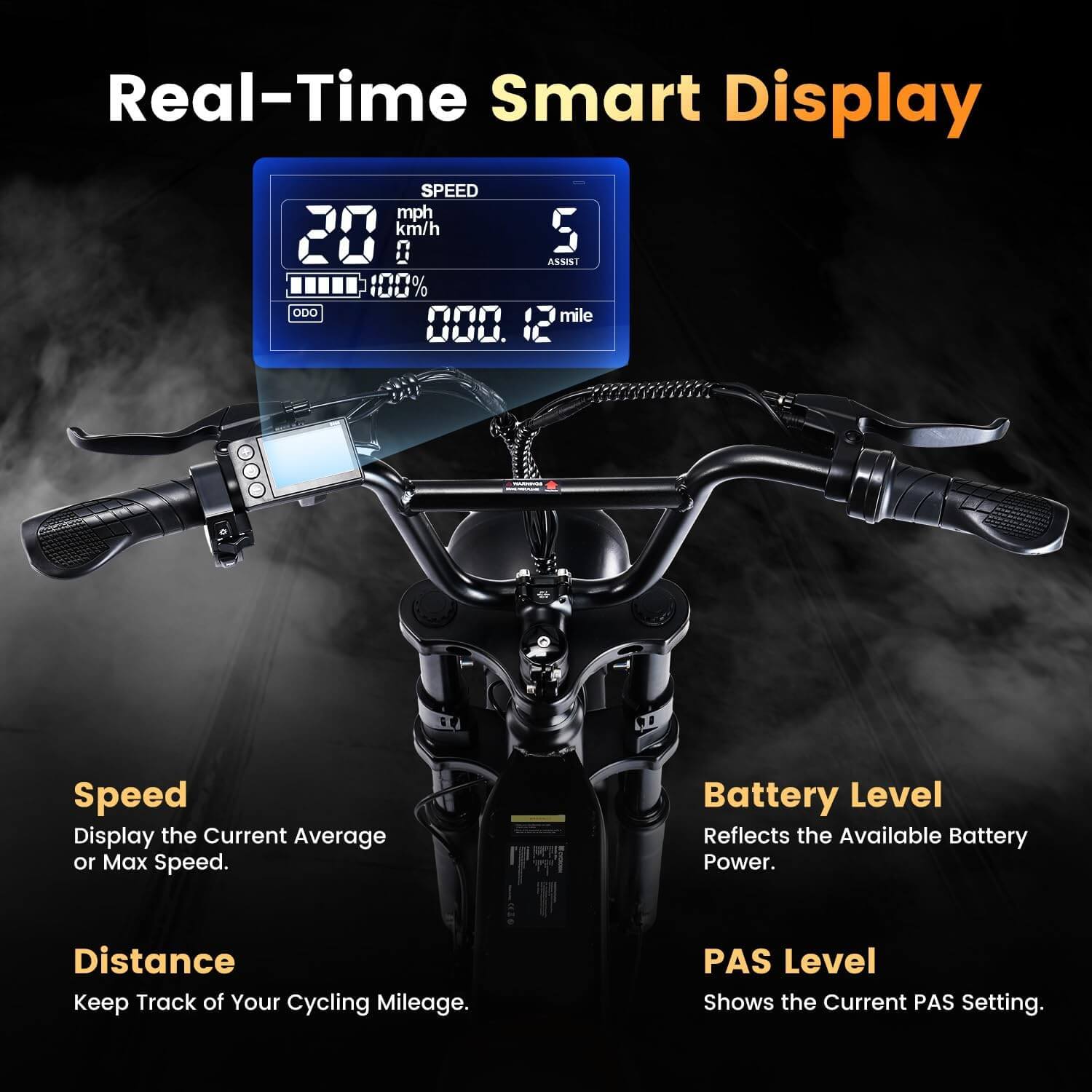 CYCROWN CYCRUN 10.4Ah Fat Tire Electric Dirt Bike