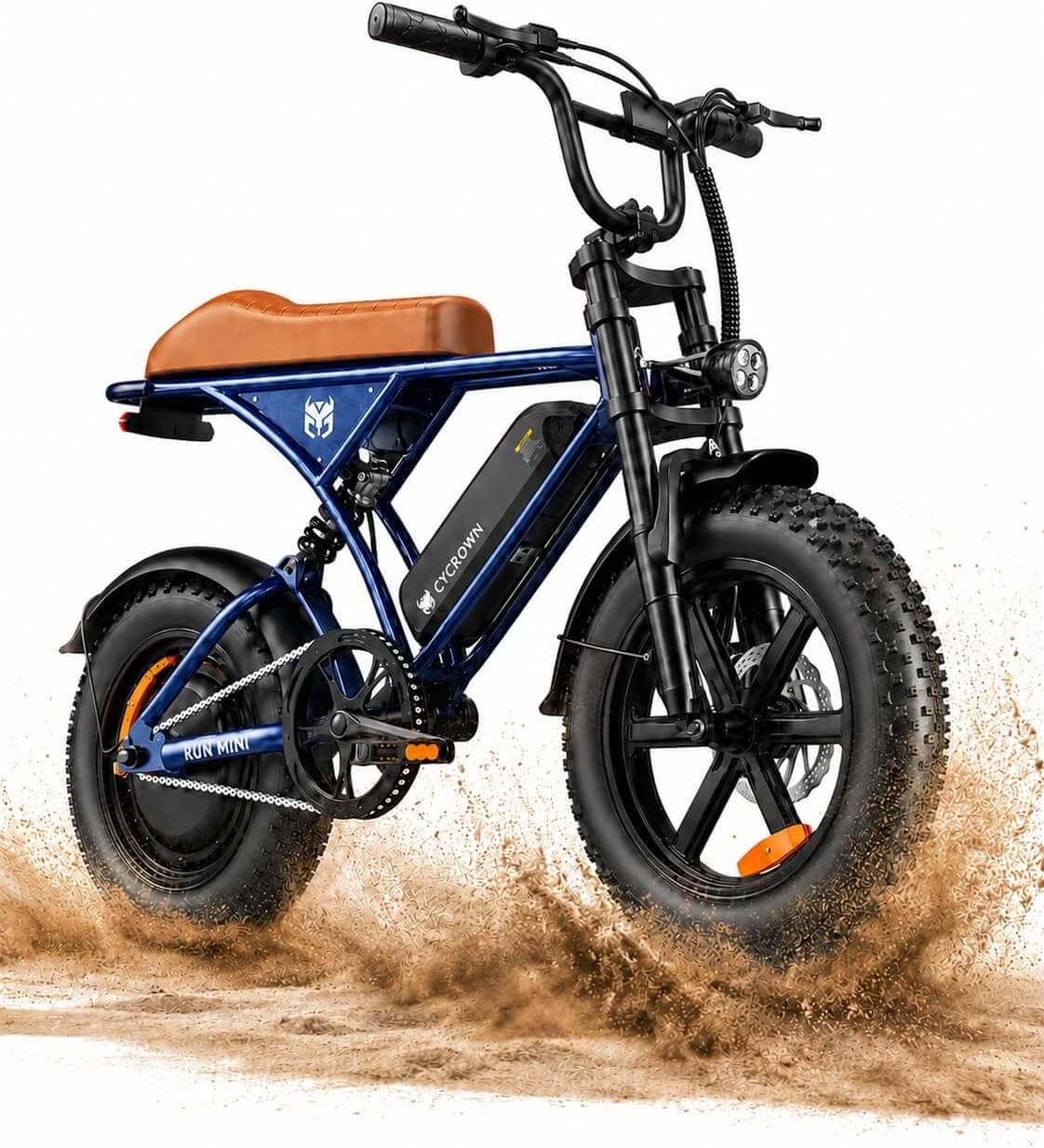 CYCROWN RUNMINI 750W 16" Fat Tire Electric Bike Moped